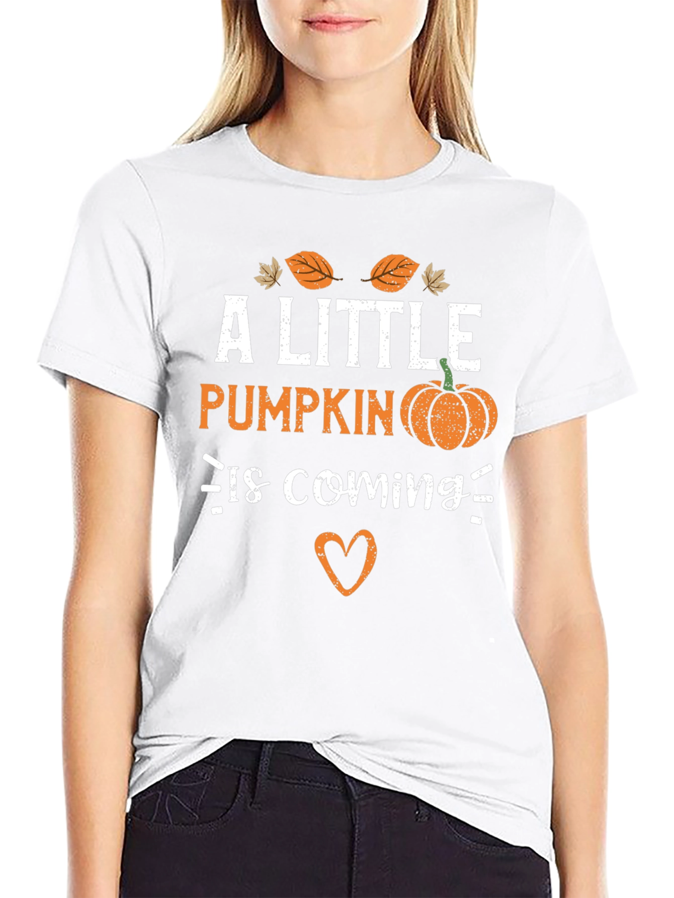 A Little Pumpkin Is Coming - Maternity T-Shirt