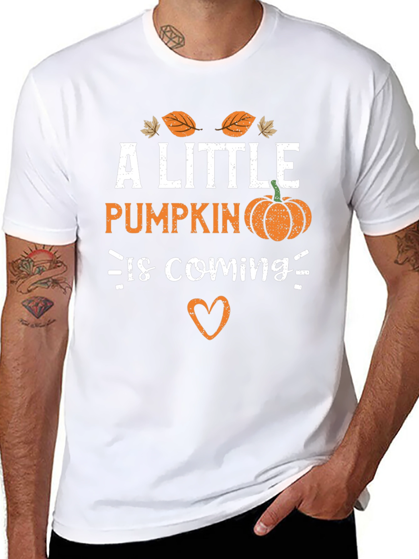A Little Pumpkin Is Coming - Maternity T-Shirt