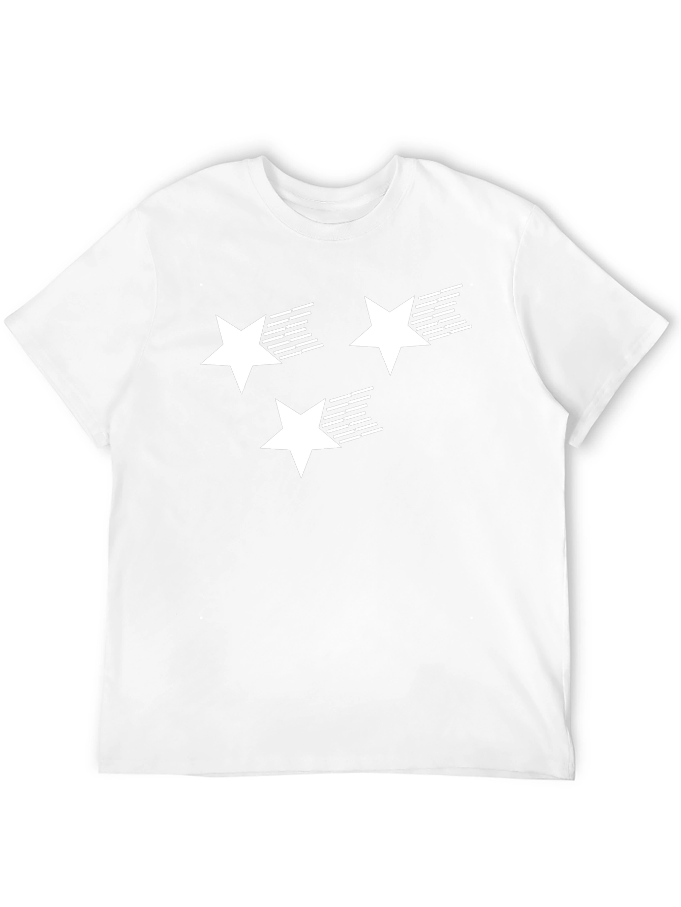 Stars Graphic T-Shirt | Black Cotton Tee