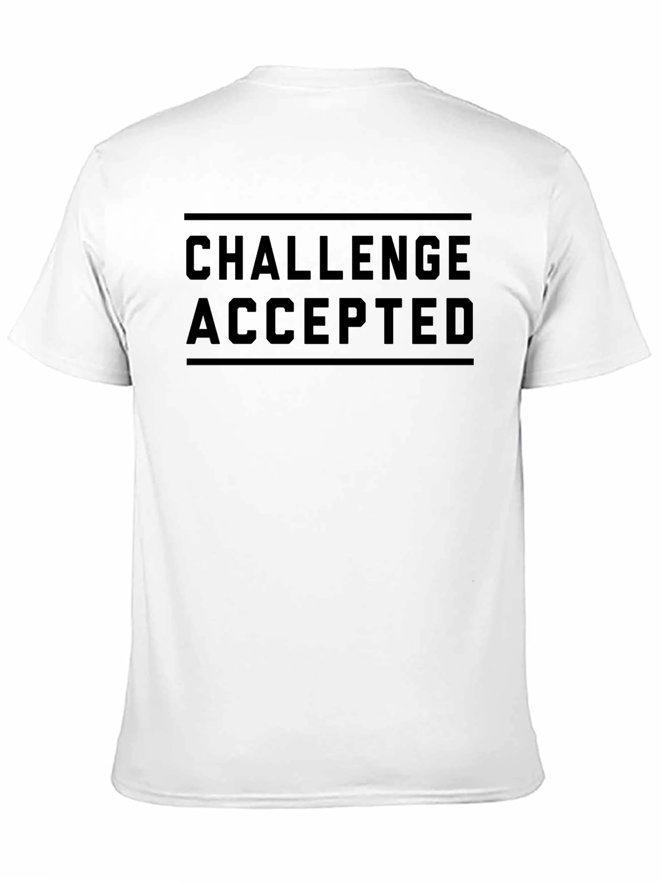 Challenge Accepted Graphic Tee - Black