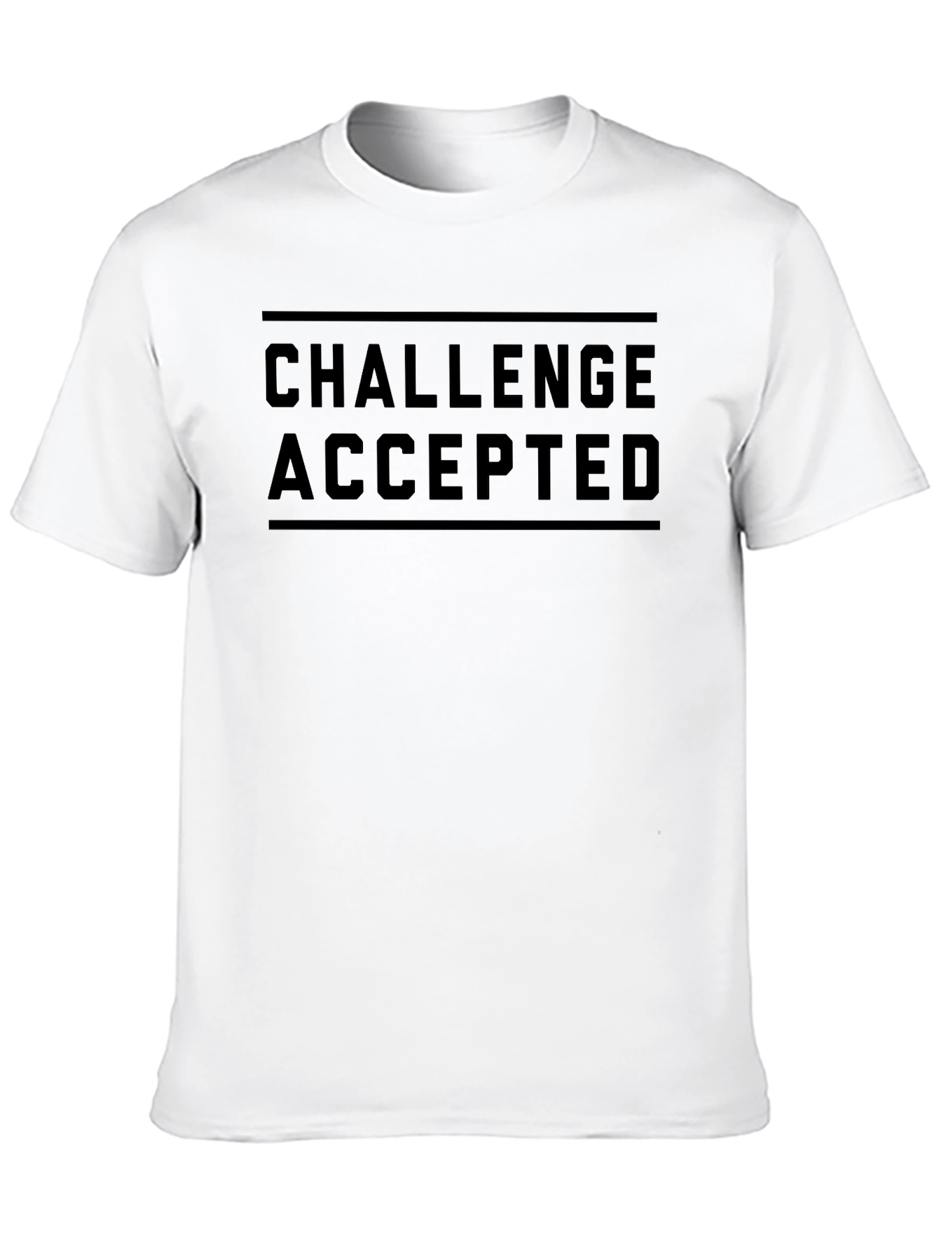Challenge Accepted Graphic Tee - Black