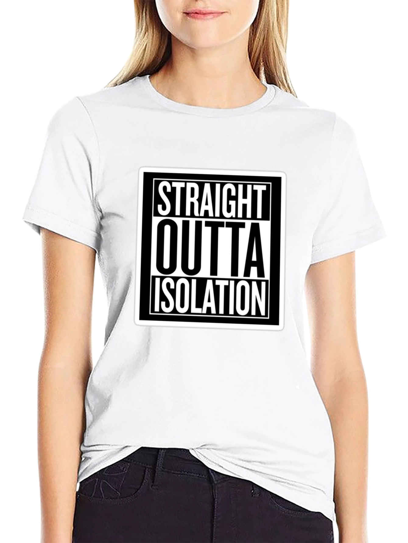 Straight Outta Isolation Graphic T-Shirt