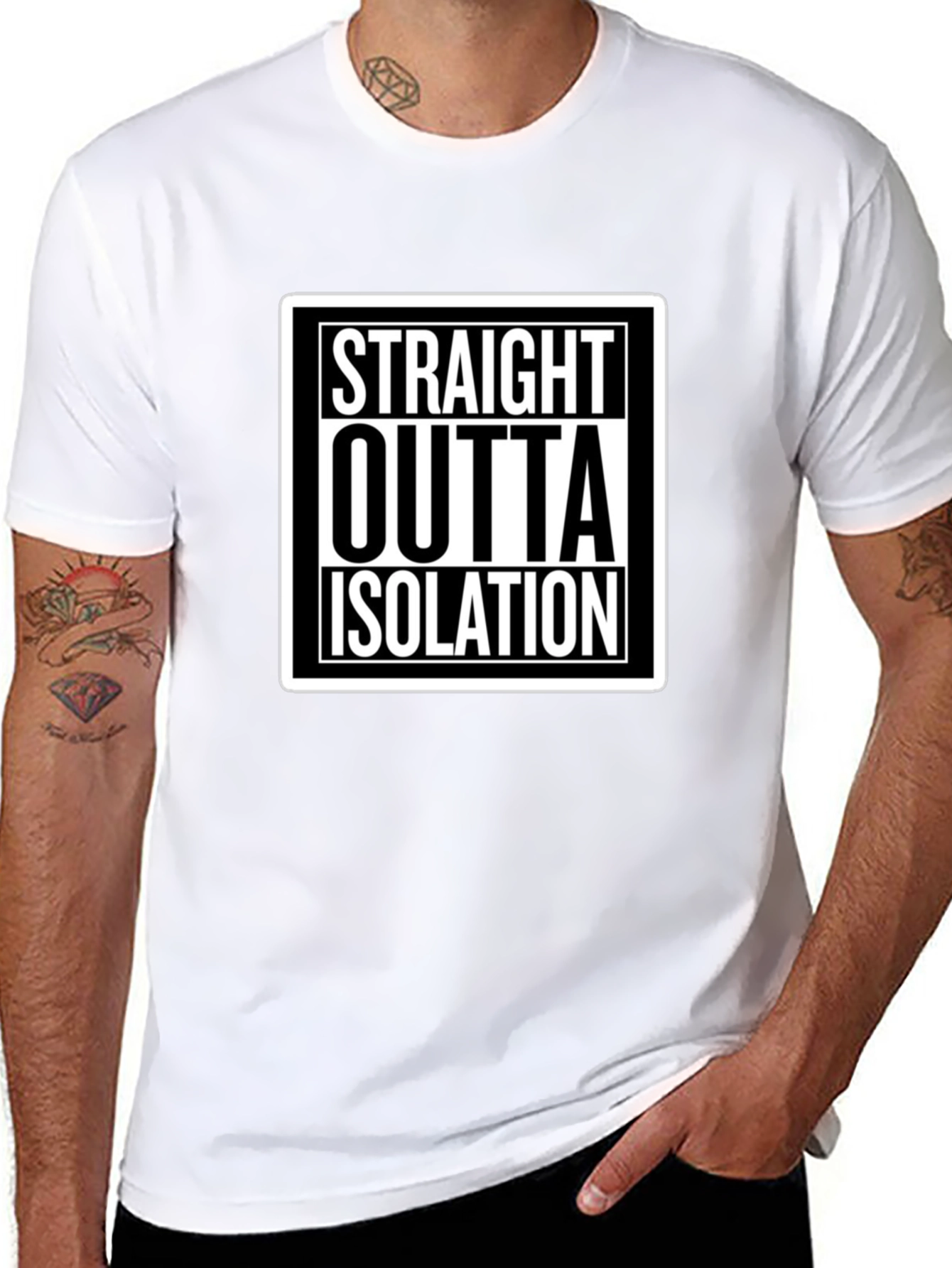 Straight Outta Isolation Graphic T-Shirt