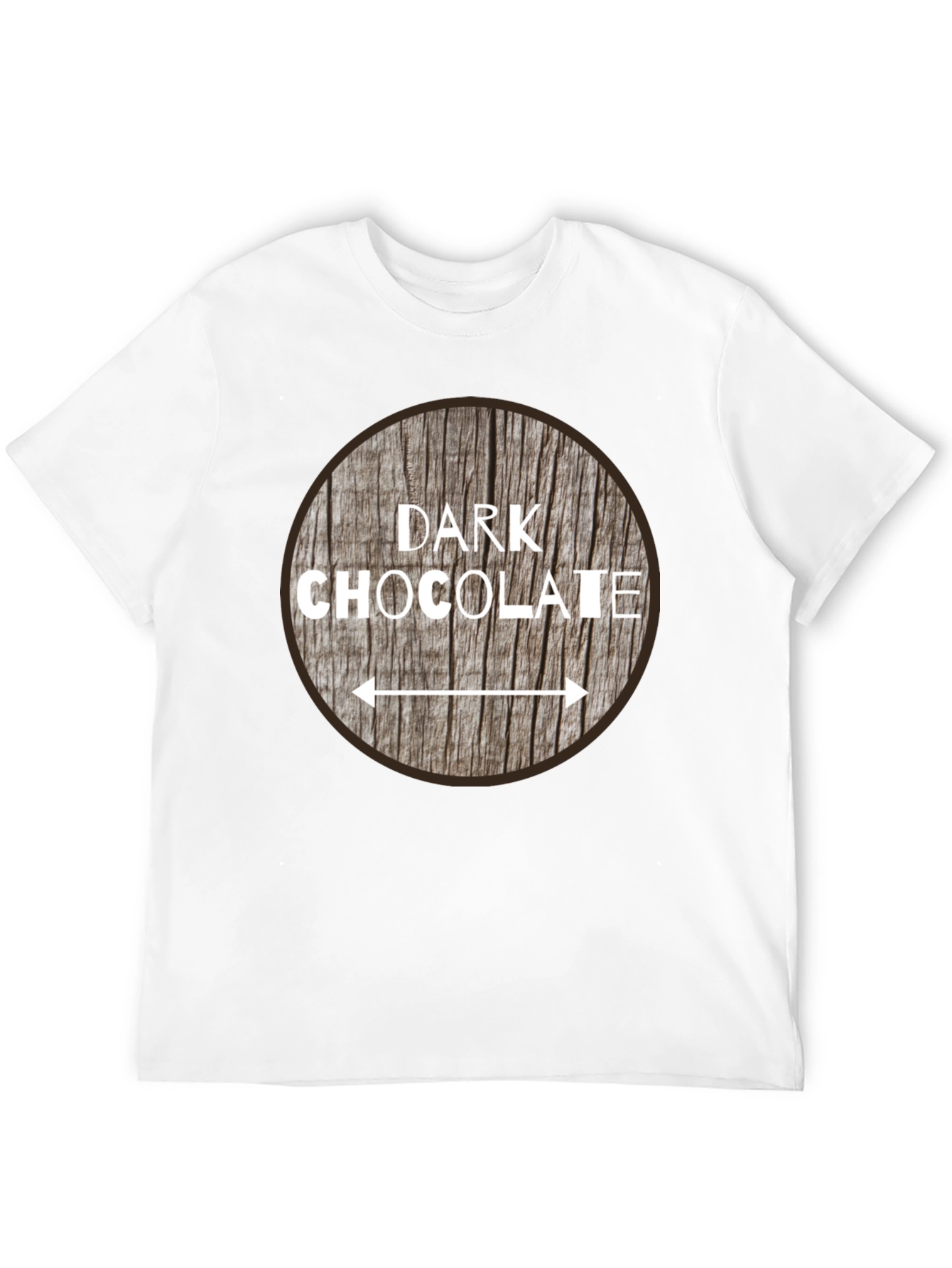 Dark Chocolate Graphic Print T-Shirt