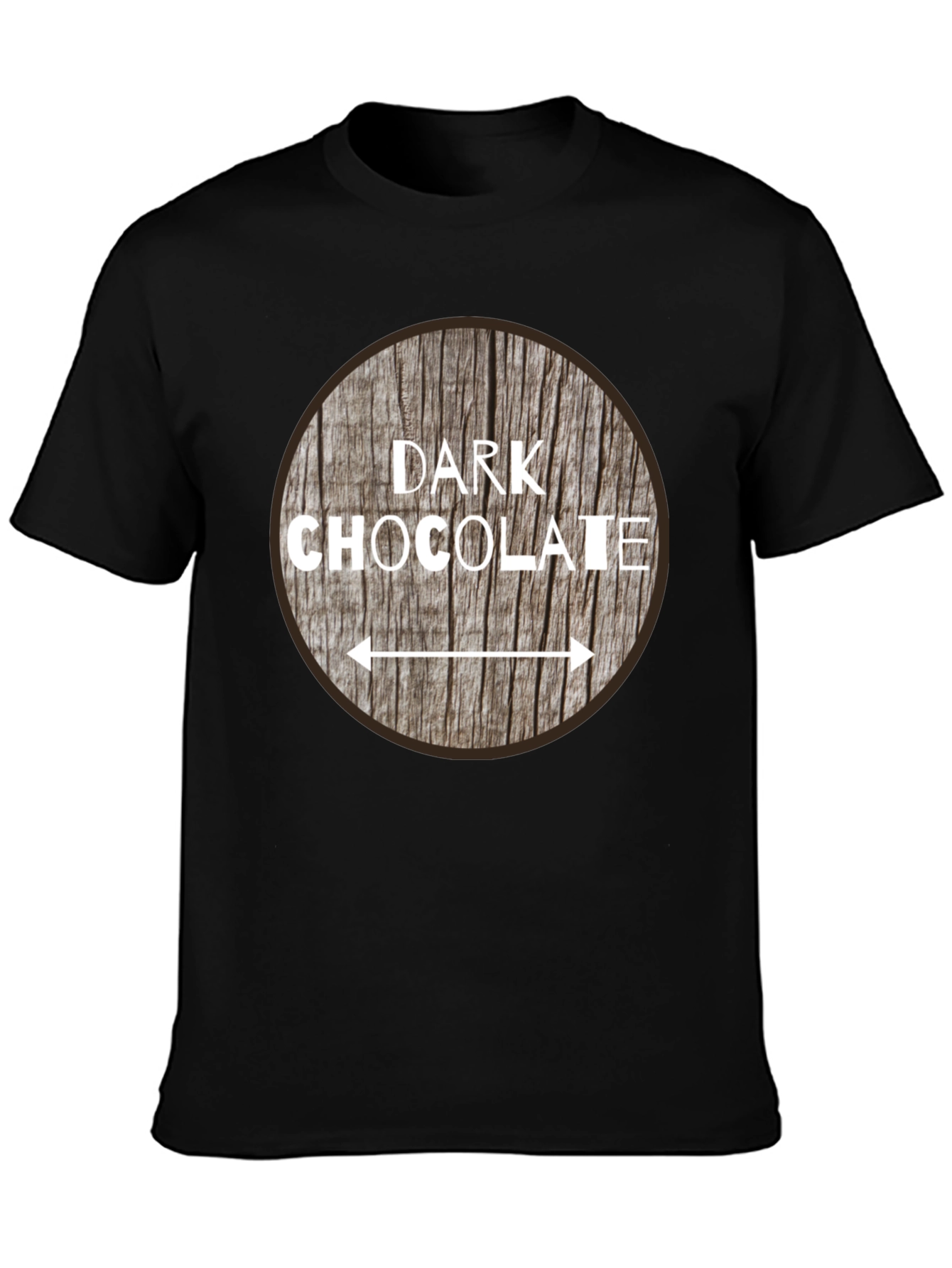 Dark Chocolate Graphic Print T-Shirt