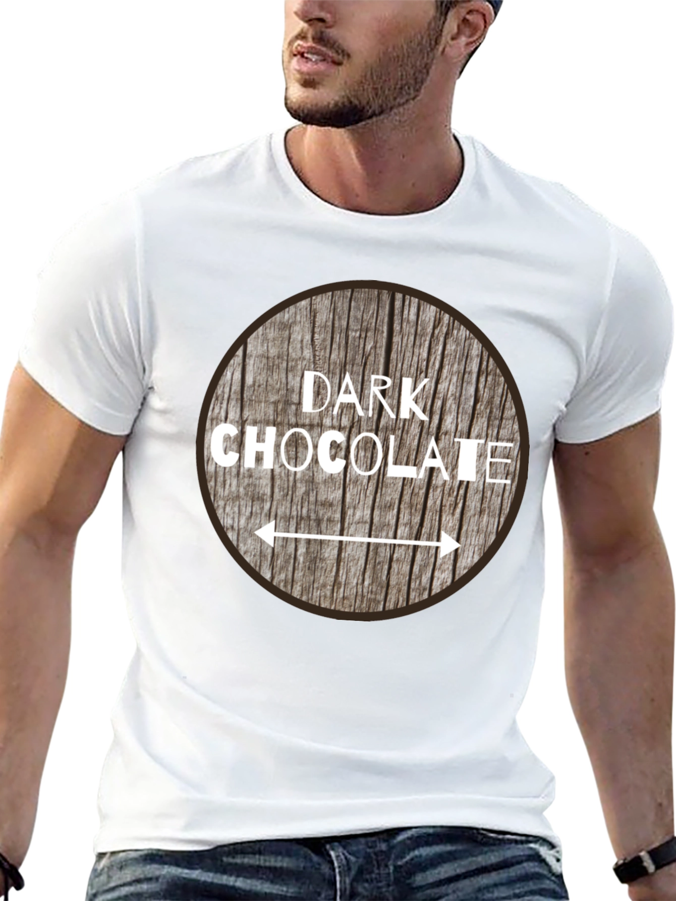 Dark Chocolate Graphic Print T-Shirt