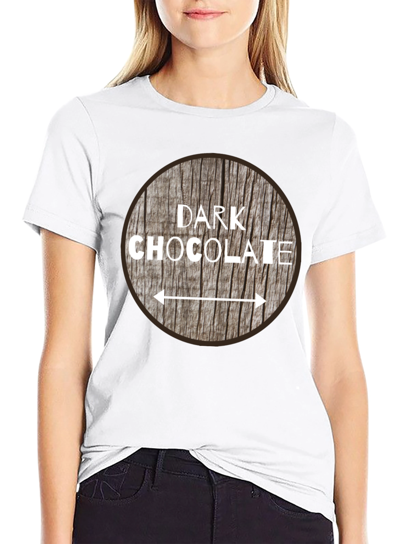 Dark Chocolate Graphic Print T-Shirt