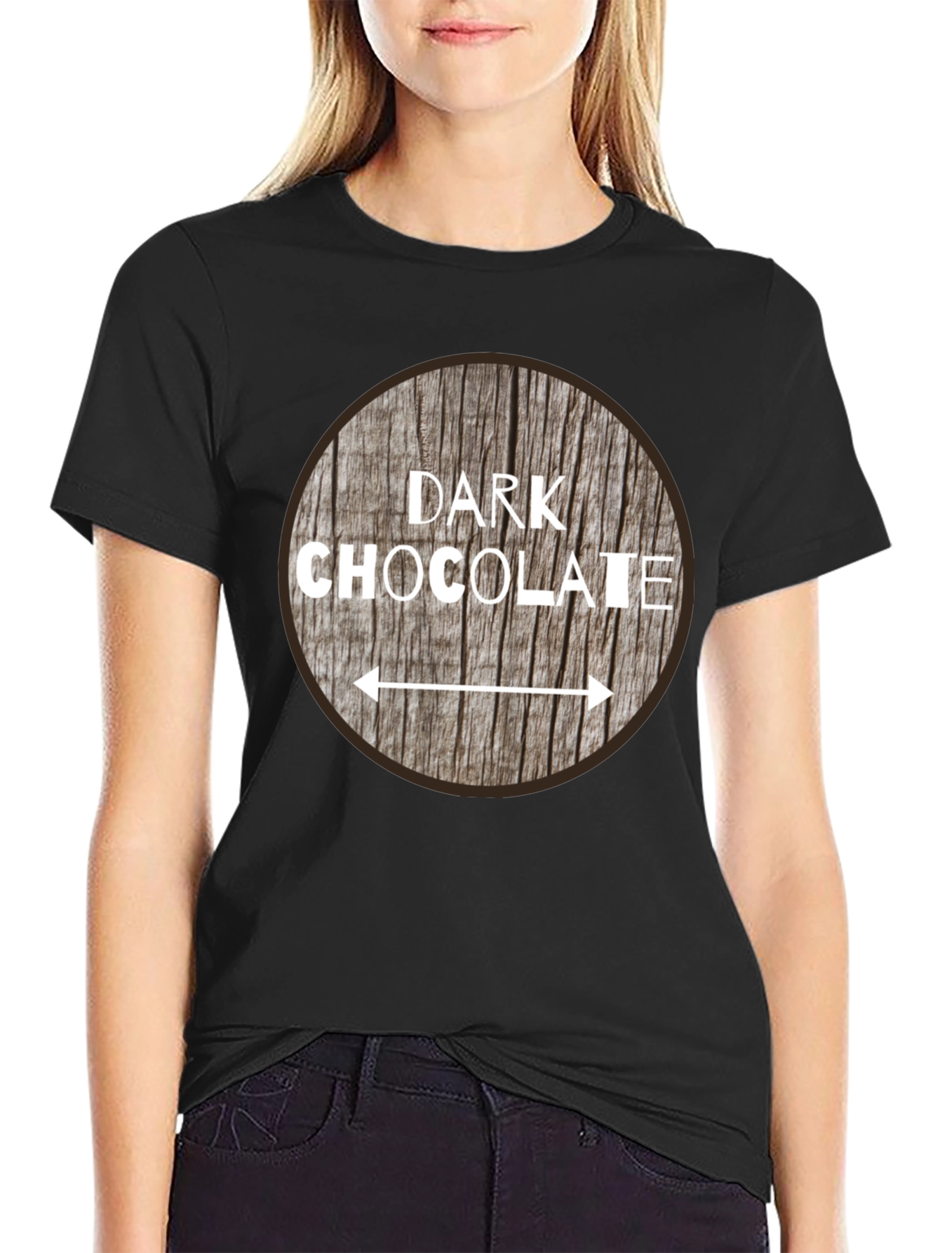 Dark Chocolate Graphic Print T-Shirt