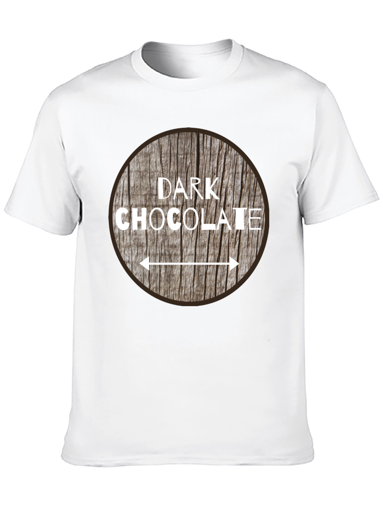 Dark Chocolate Graphic Print T-Shirt