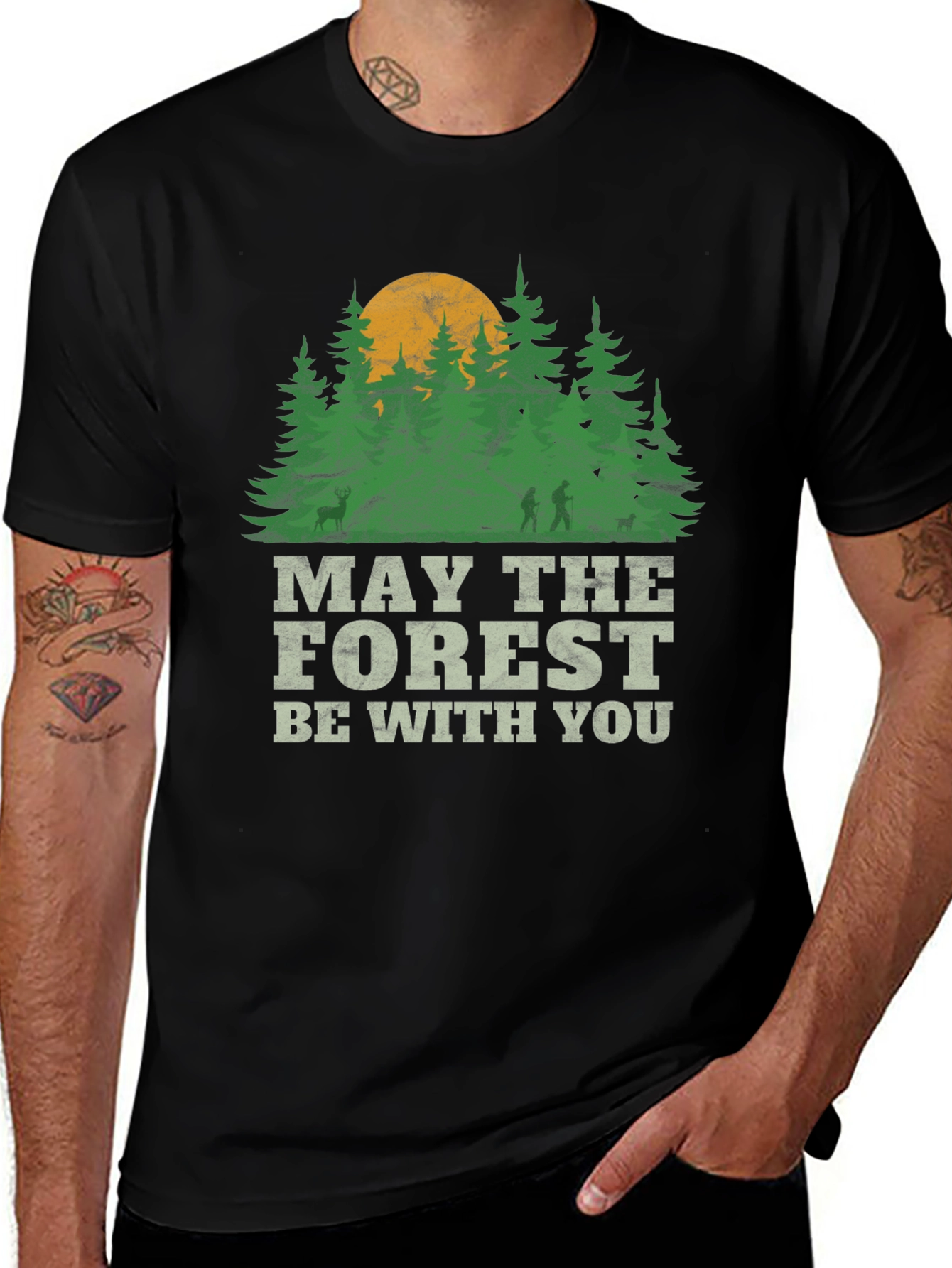 May The Forest Be With You Graphic T-Shirt