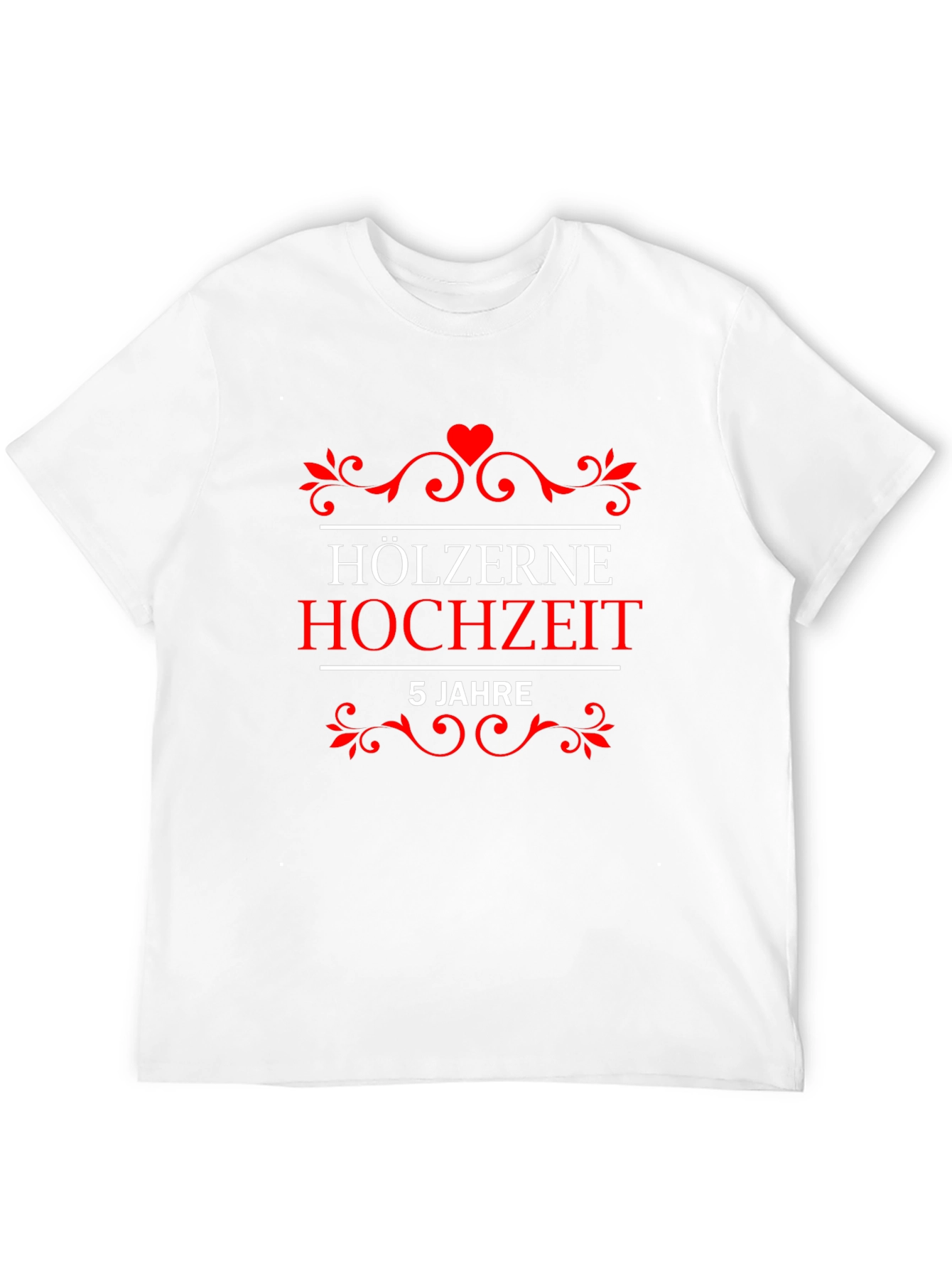 Wooden Wedding Anniversary T-Shirt - 5 Years
