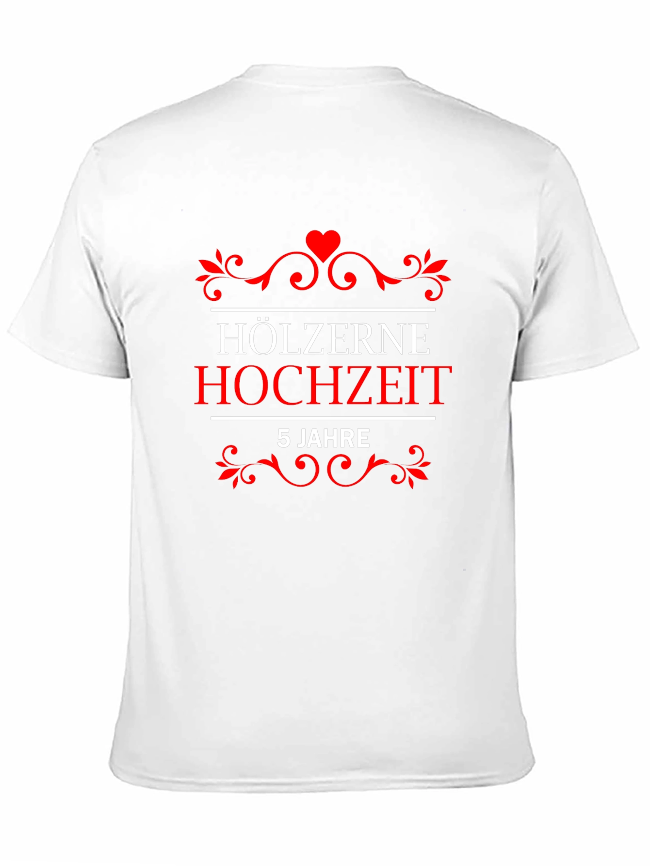 Wooden Wedding Anniversary T-Shirt - 5 Years