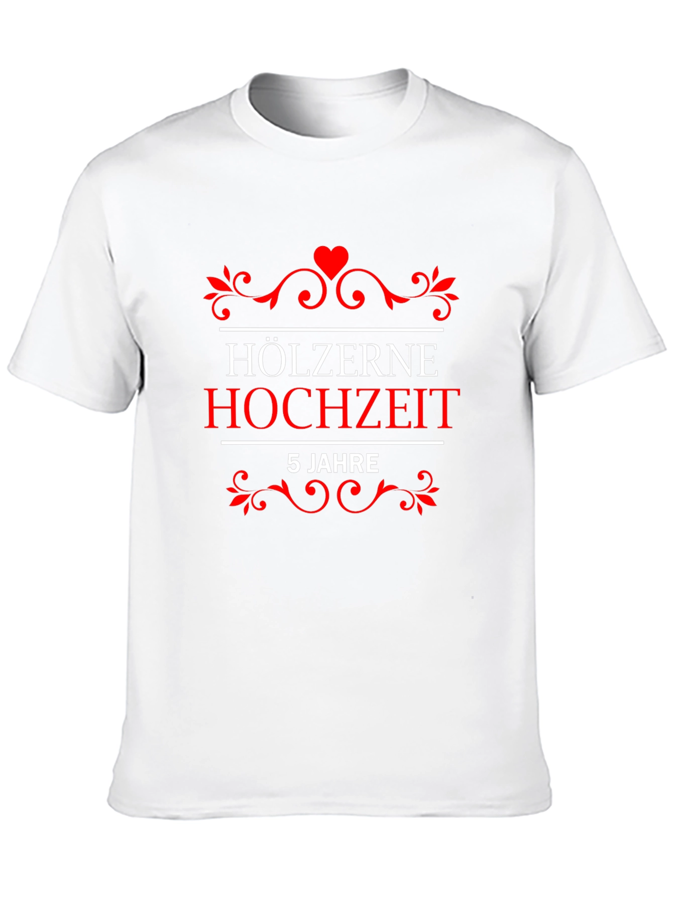 Wooden Wedding Anniversary T-Shirt - 5 Years