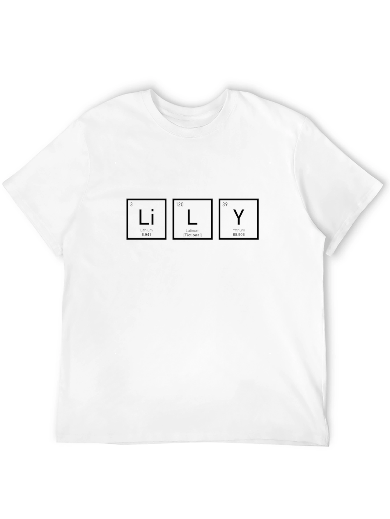 LILY Periodic Table T-Shirt - Unique Chemistry Tee