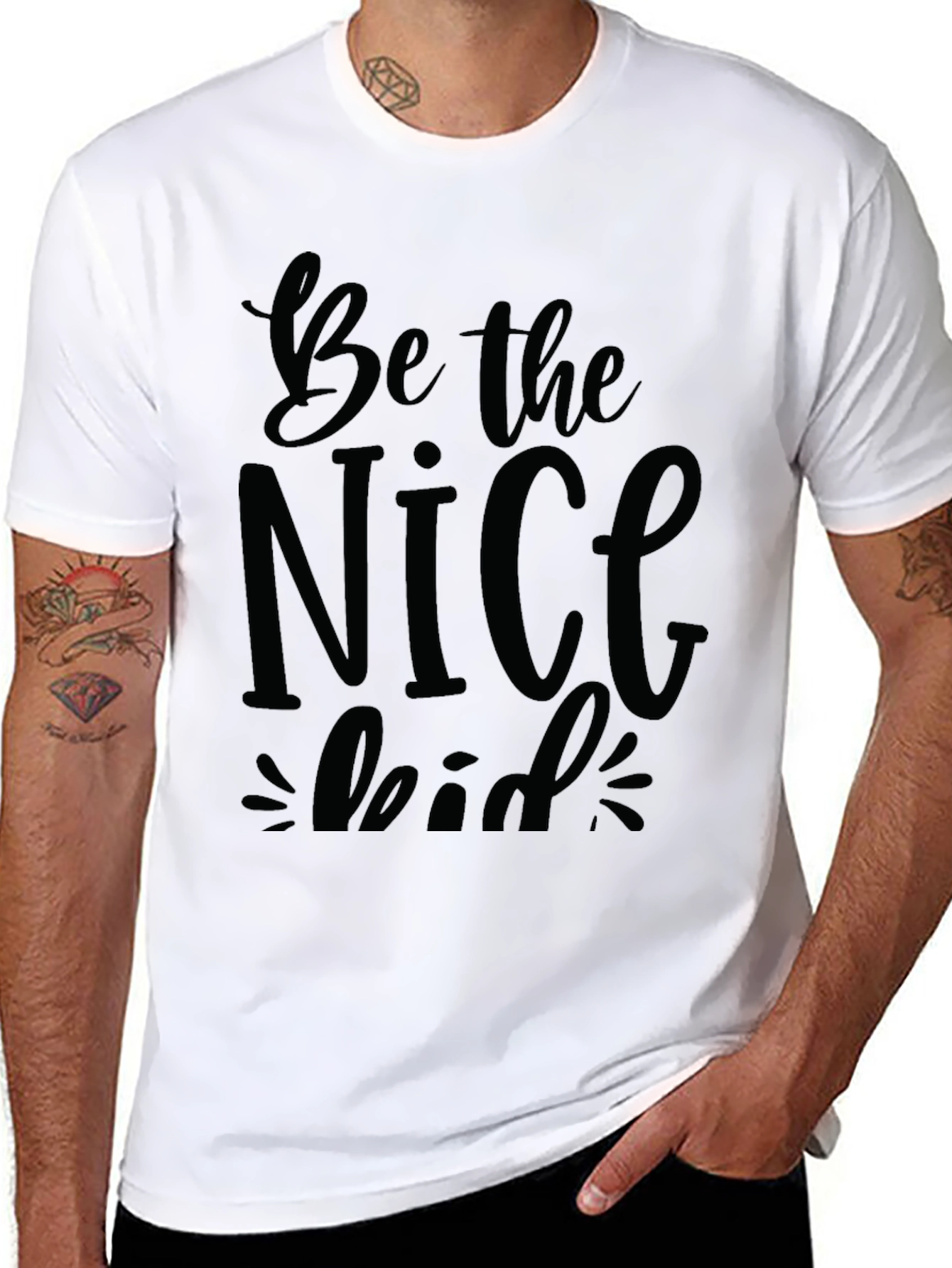 Be the Nice Kid Black T-Shirt