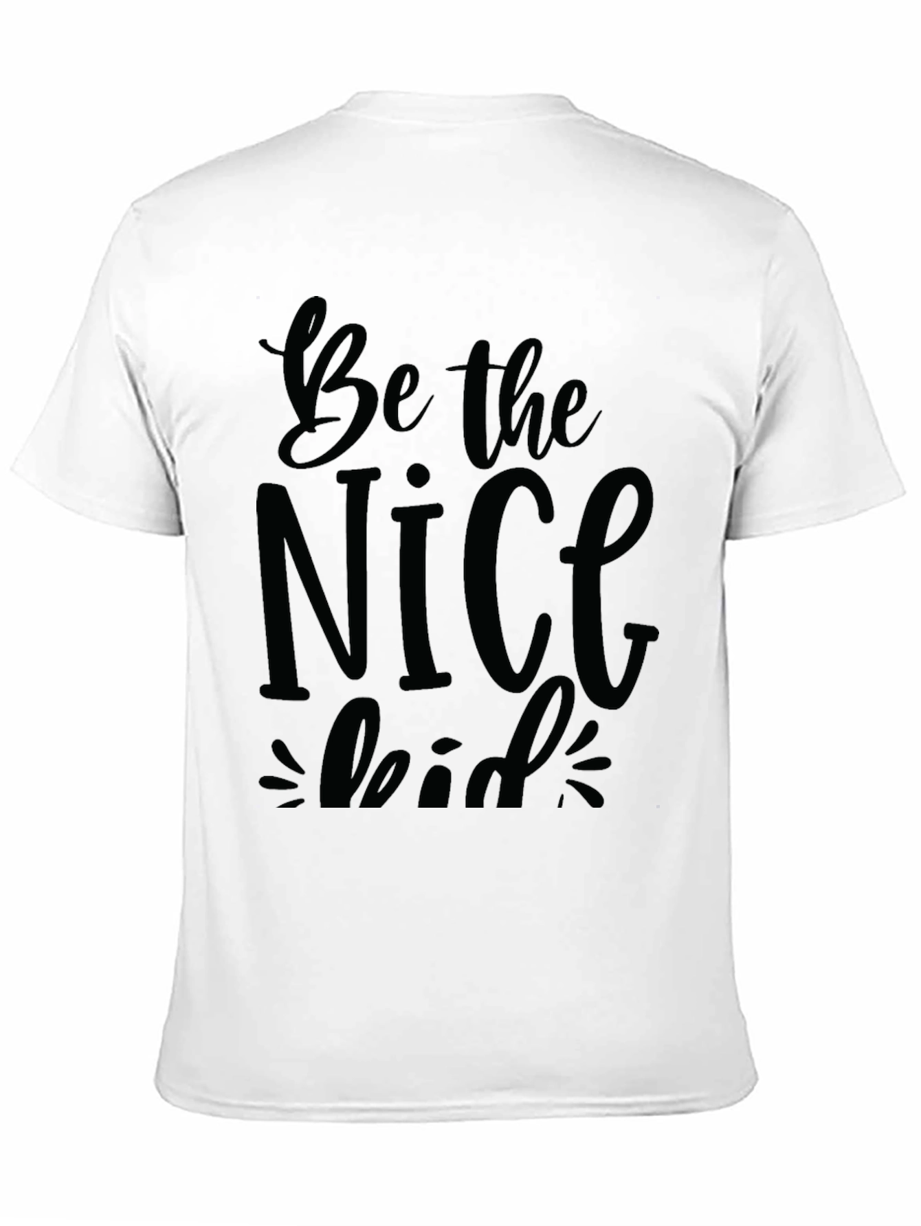 Be the Nice Kid Black T-Shirt