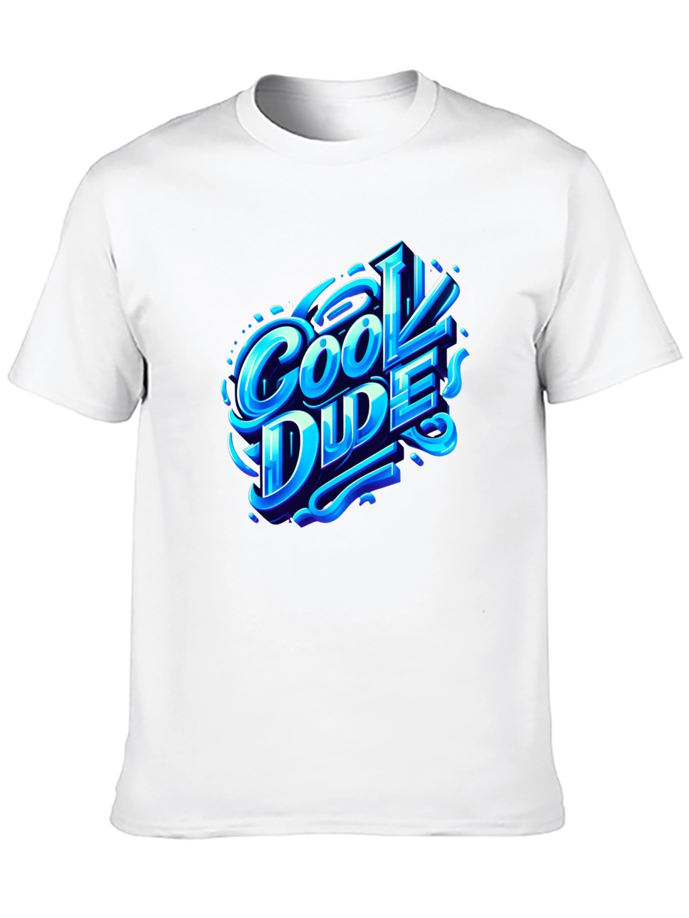Cool Dude Graphic T-Shirt - Trendy Black Tee
