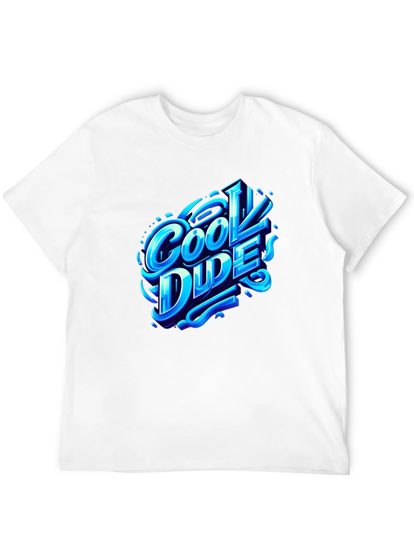 Cool Dude Graphic T-Shirt - Trendy Black Tee
