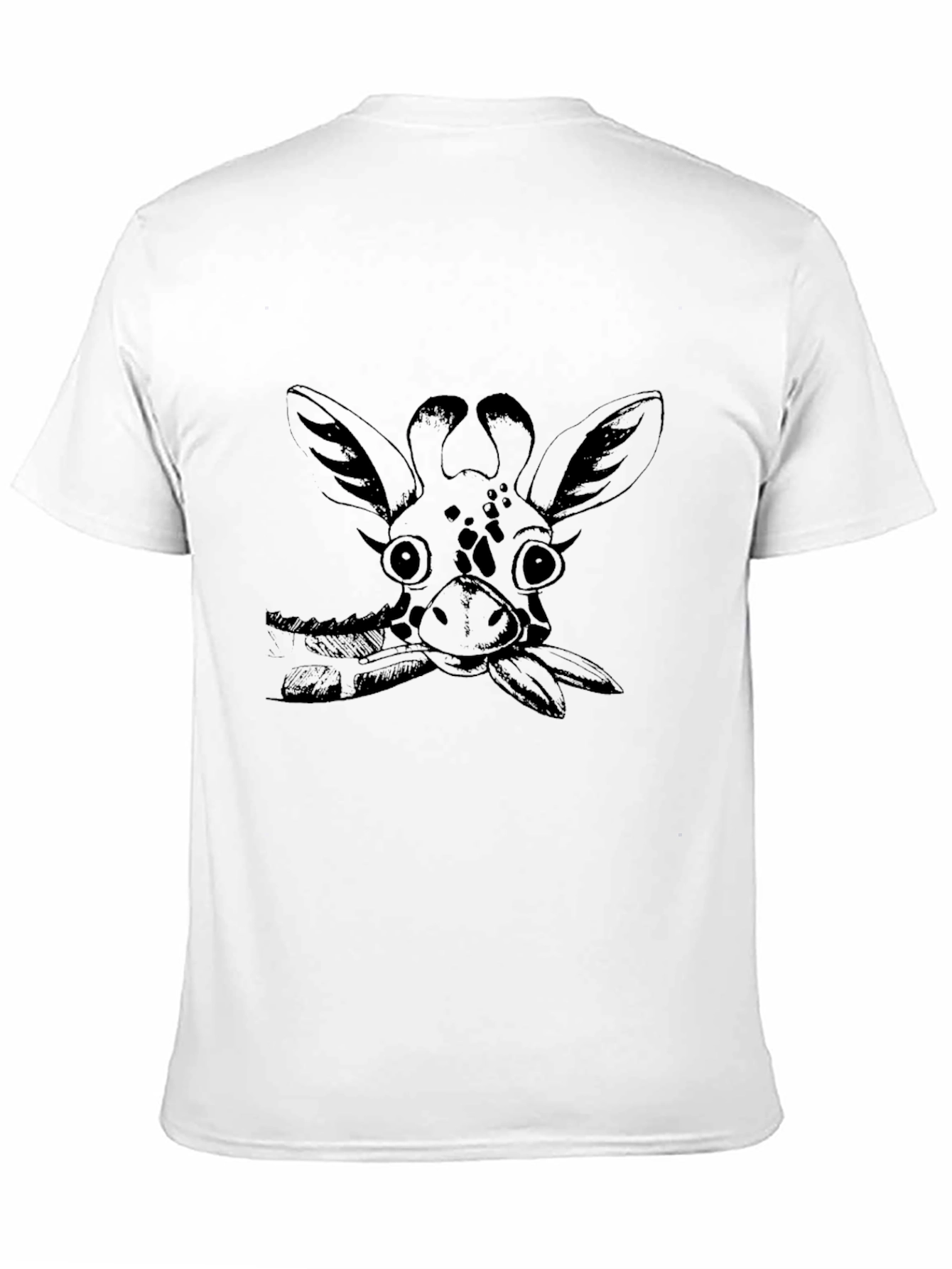 Giraffe Graphic Tee - Unisex Black T-Shirt