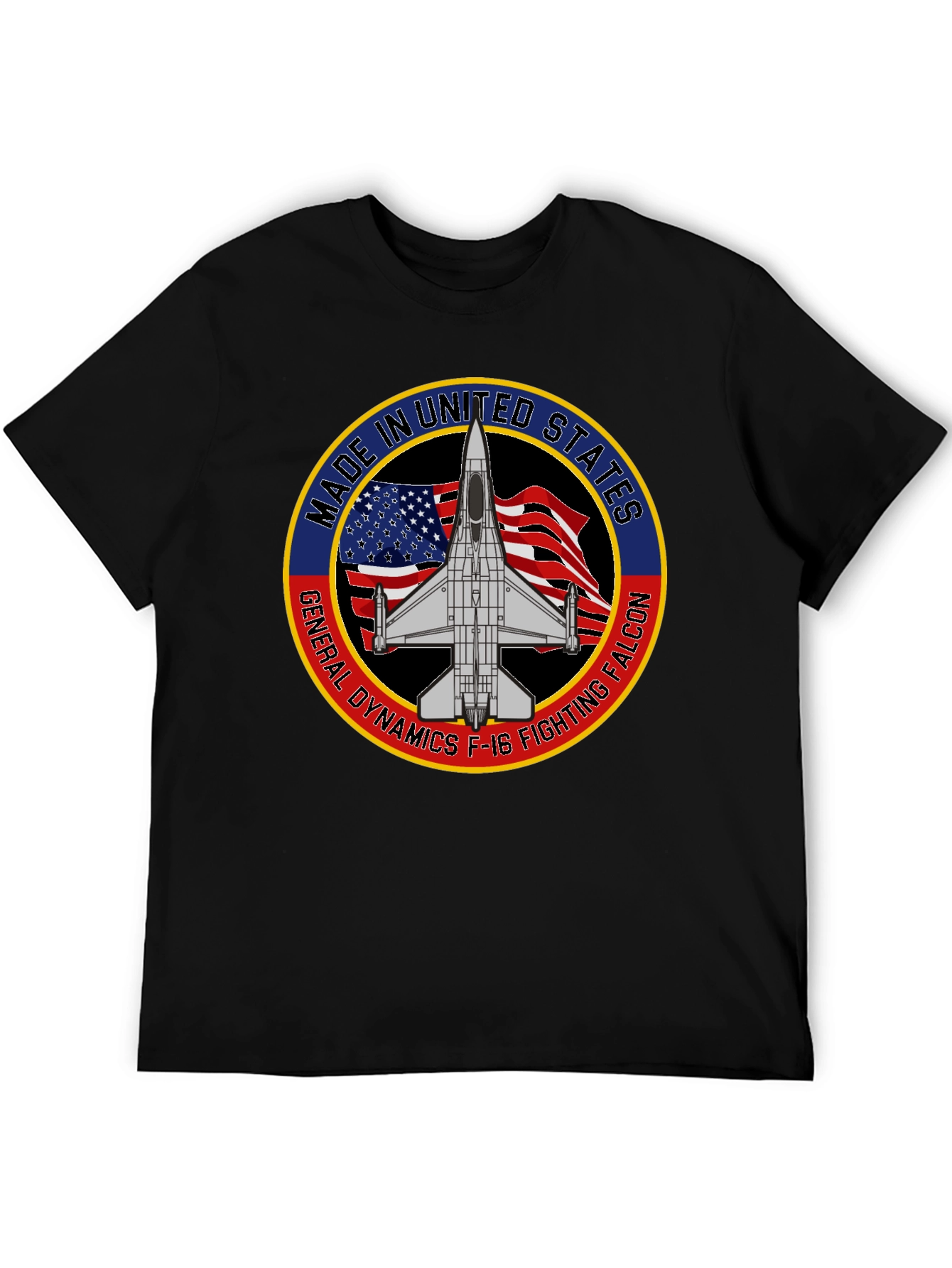 F-16 Fighting Falcon Made In USA T-Shirt