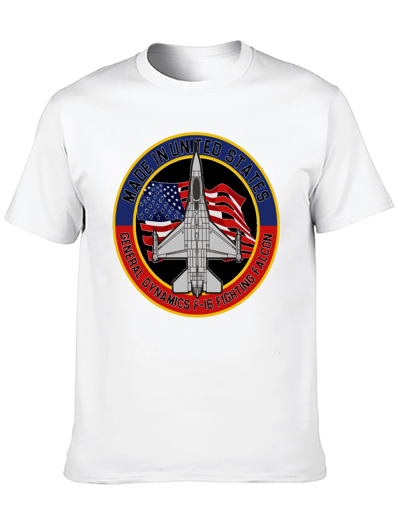 F-16 Fighting Falcon Made In USA T-Shirt