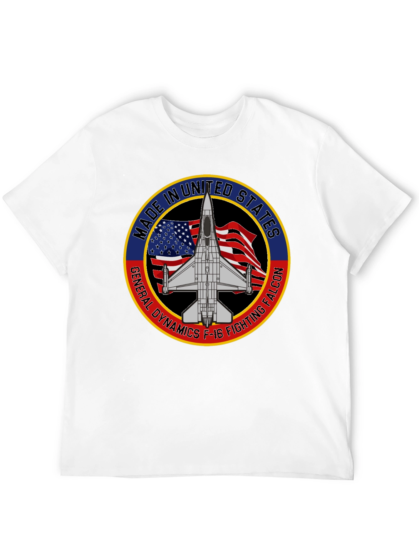 F-16 Fighting Falcon Made In USA T-Shirt