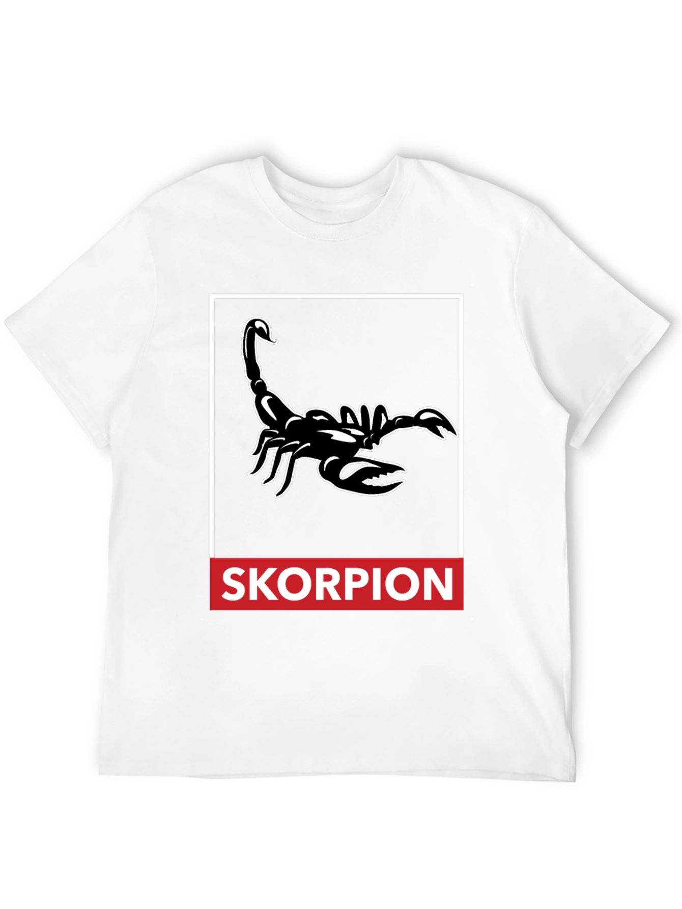 Skorpion Graphic Tee - Black Cotton Blend