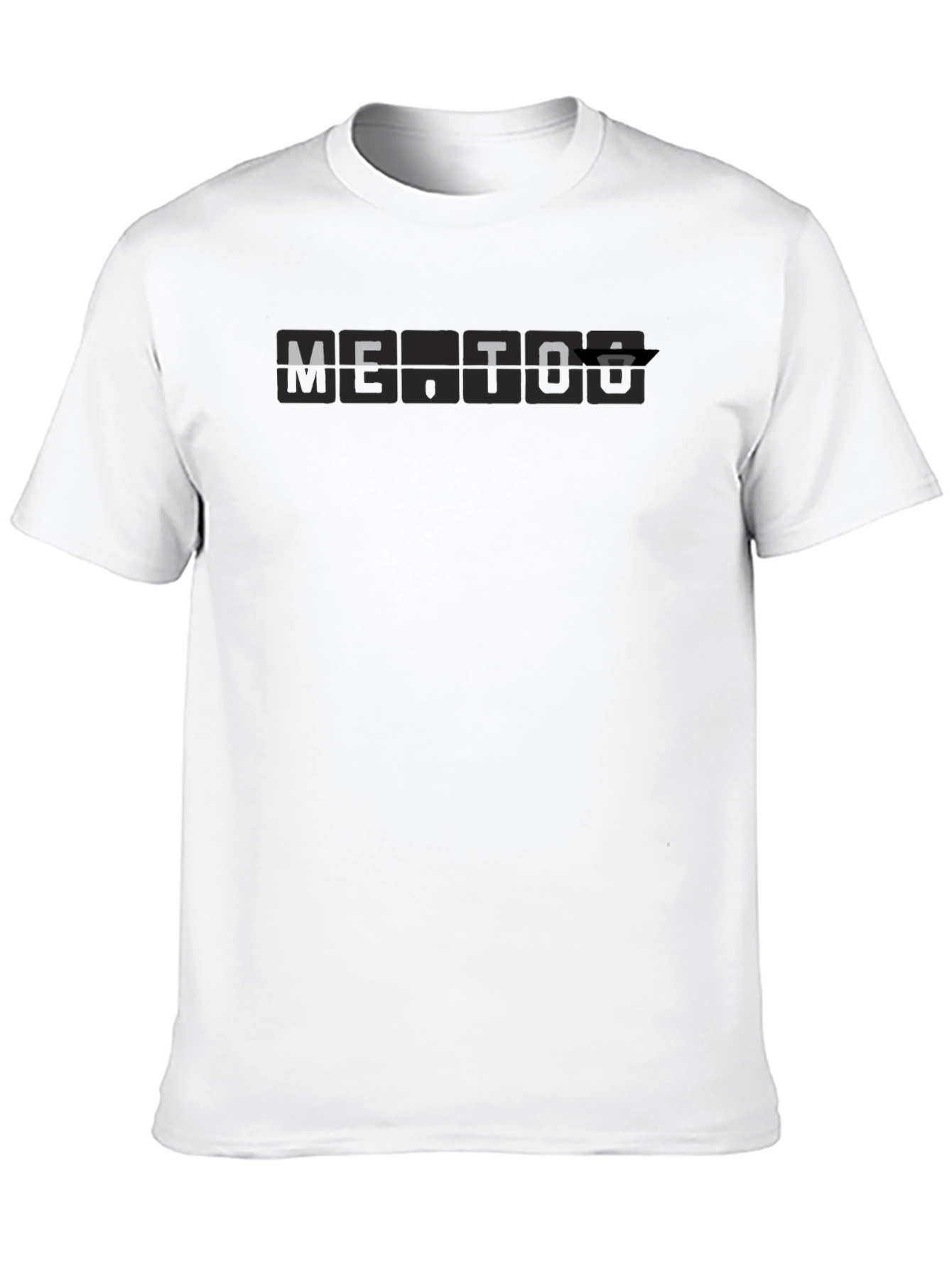 Mens ME.TO Black Graphic Tee
