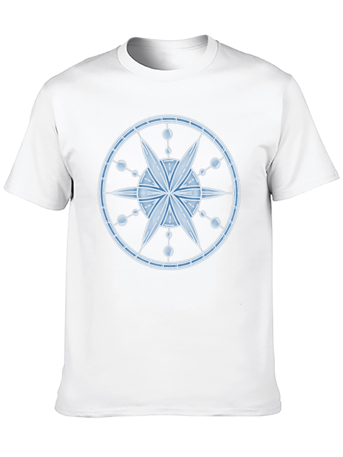 Celestial Design T-Shirt - Black Cotton Blend