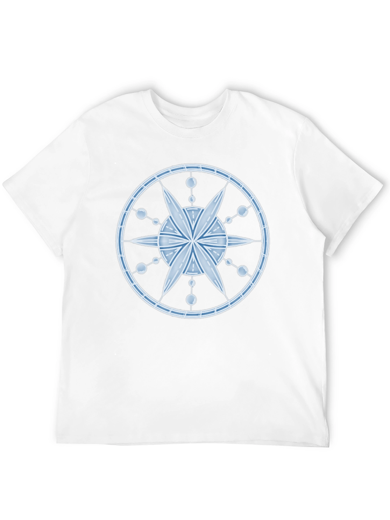 Celestial Design T-Shirt - Black Cotton Blend