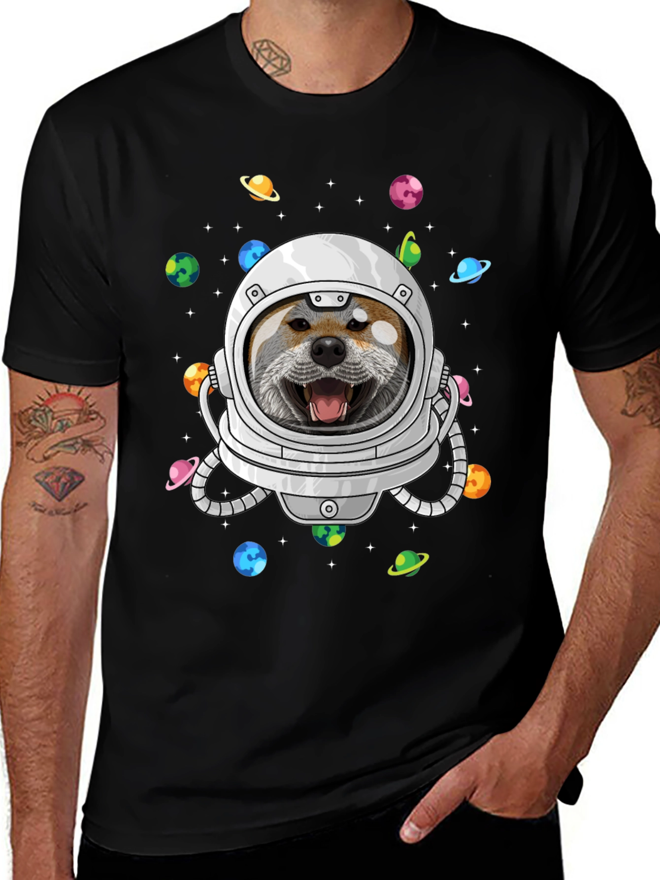 Shiba Inu Astronaut T-Shirt