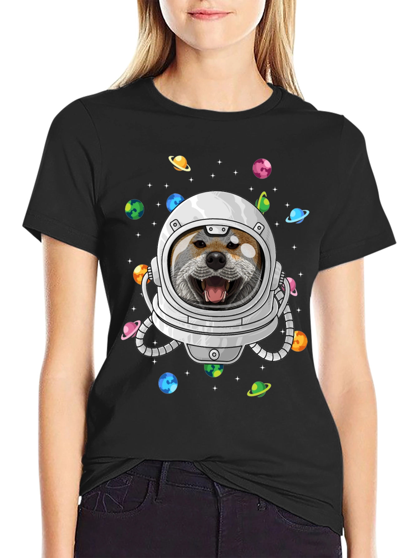 Shiba Inu Astronaut T-Shirt