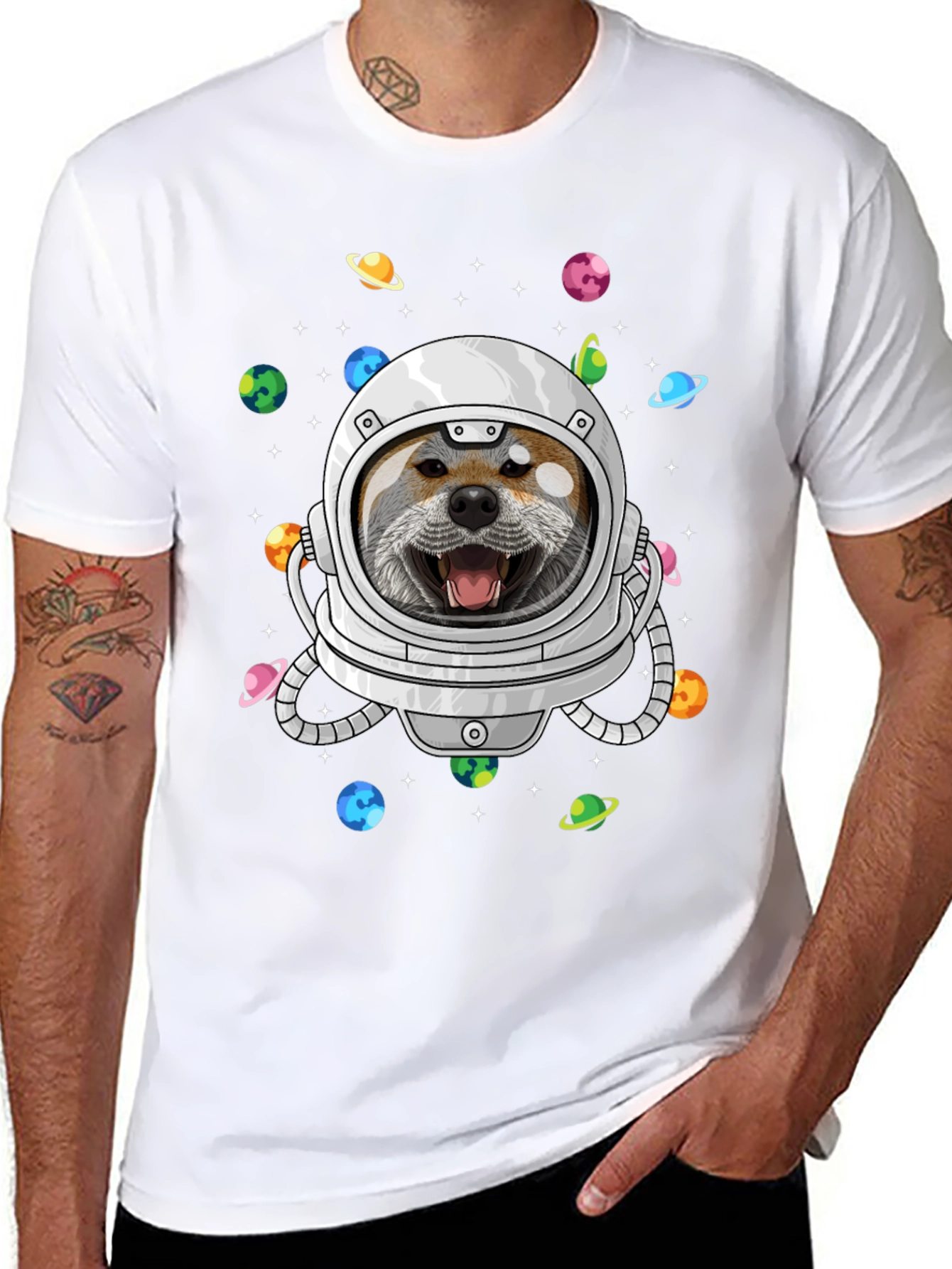 Shiba Inu Astronaut T-Shirt
