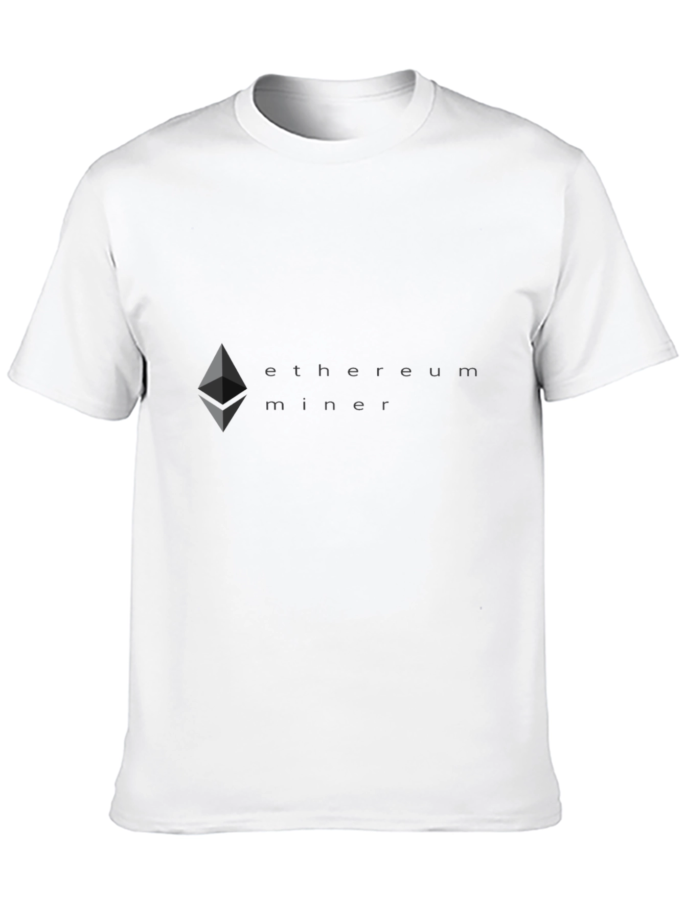 Ethereum Miner Graphic Tee - Crypto Enthusiast Shirt