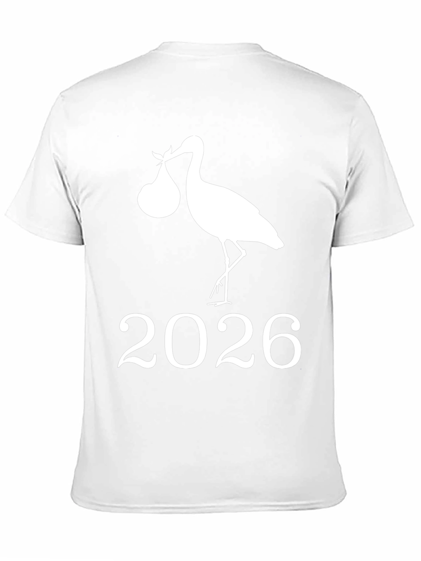 Stork 2026 Pregnancy Announcement T-Shirt