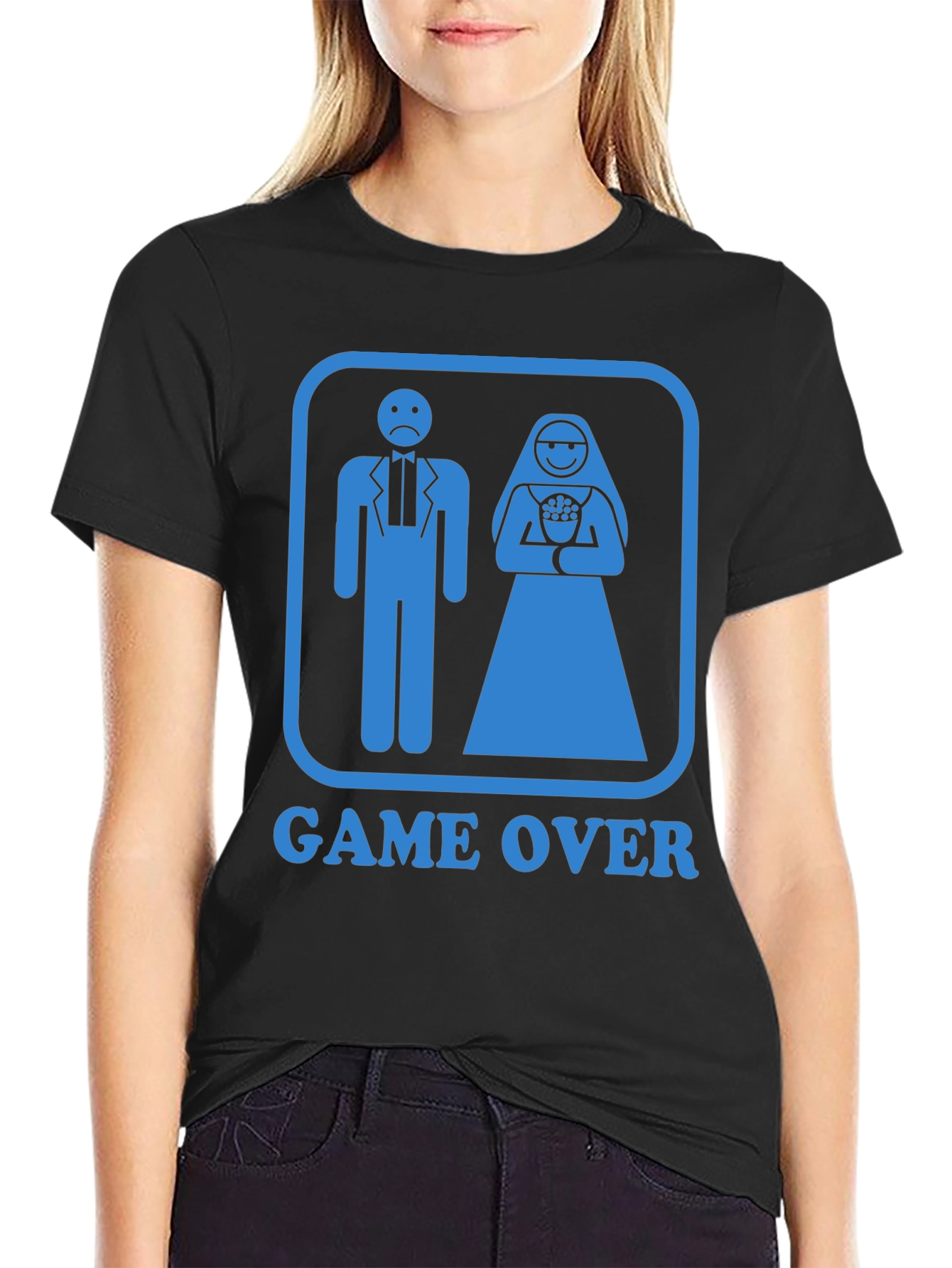 Game Over Newlywed Humor Graphic Tee