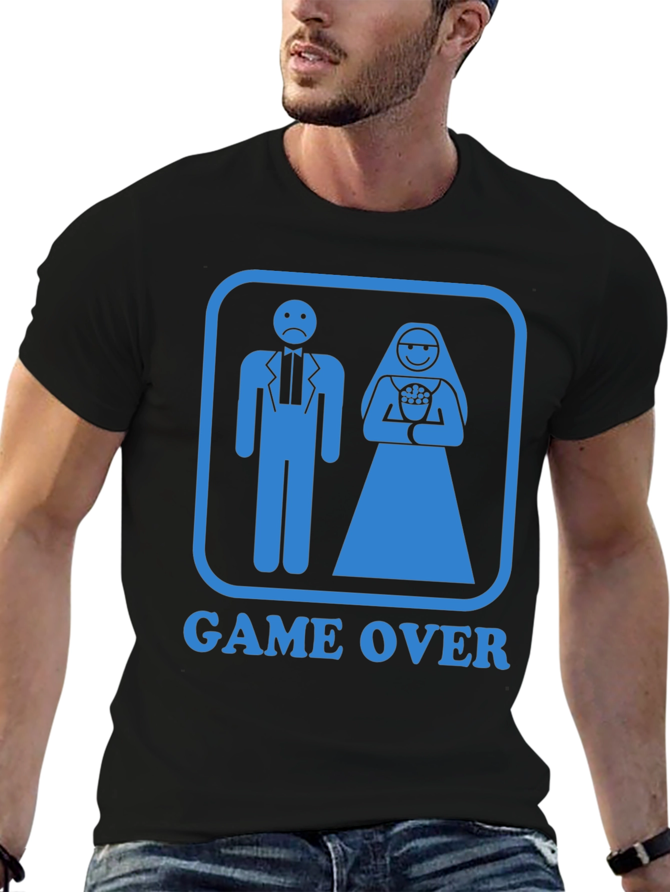Game Over Newlywed Humor Graphic Tee