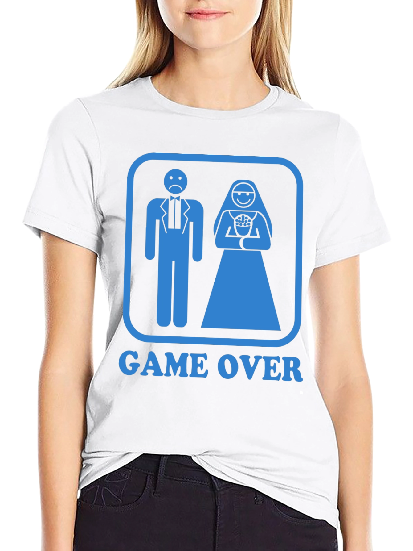 Game Over Newlywed Humor Graphic Tee
