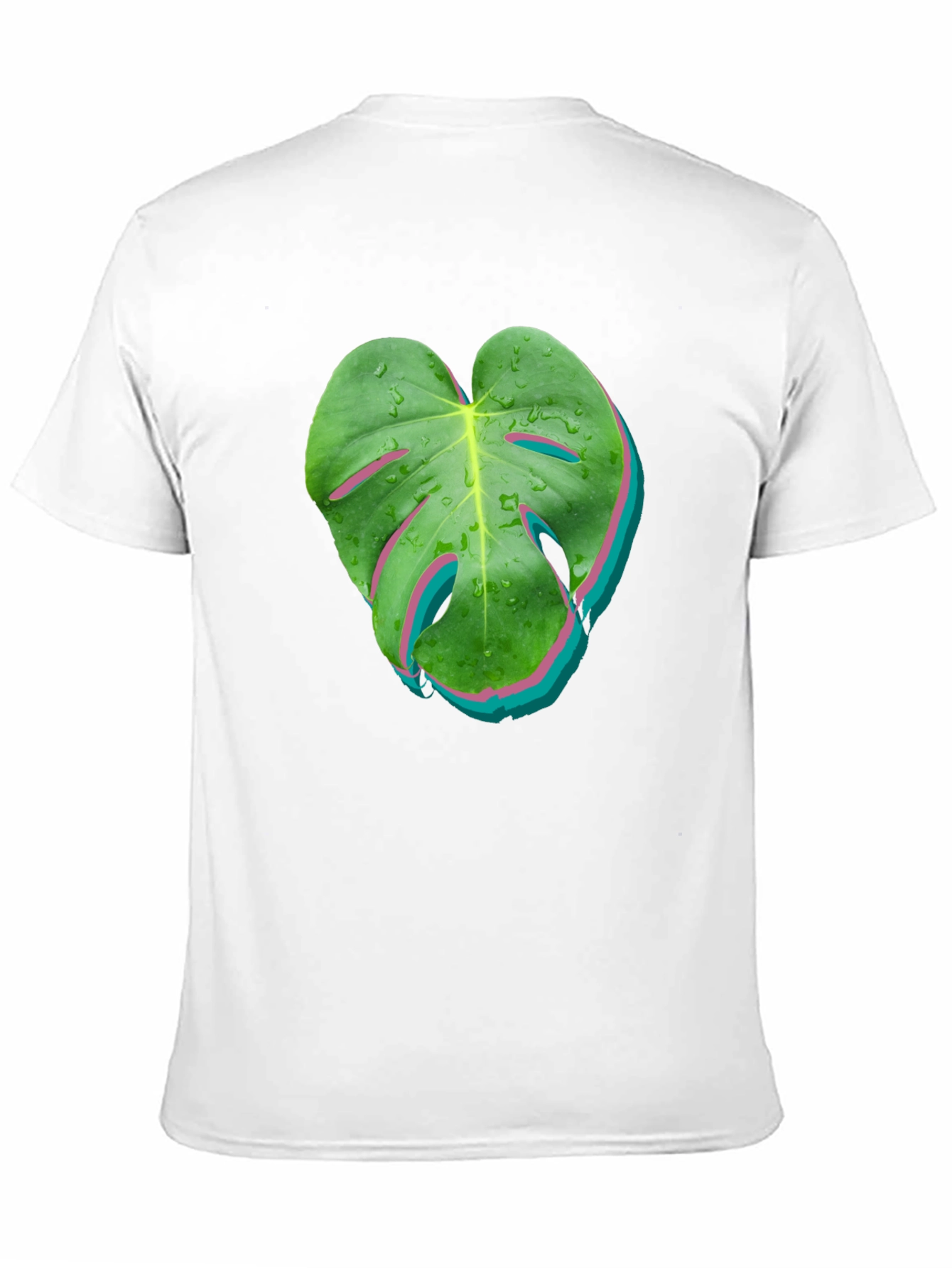 Tropical Monstera Leaf Graphic T-Shirt