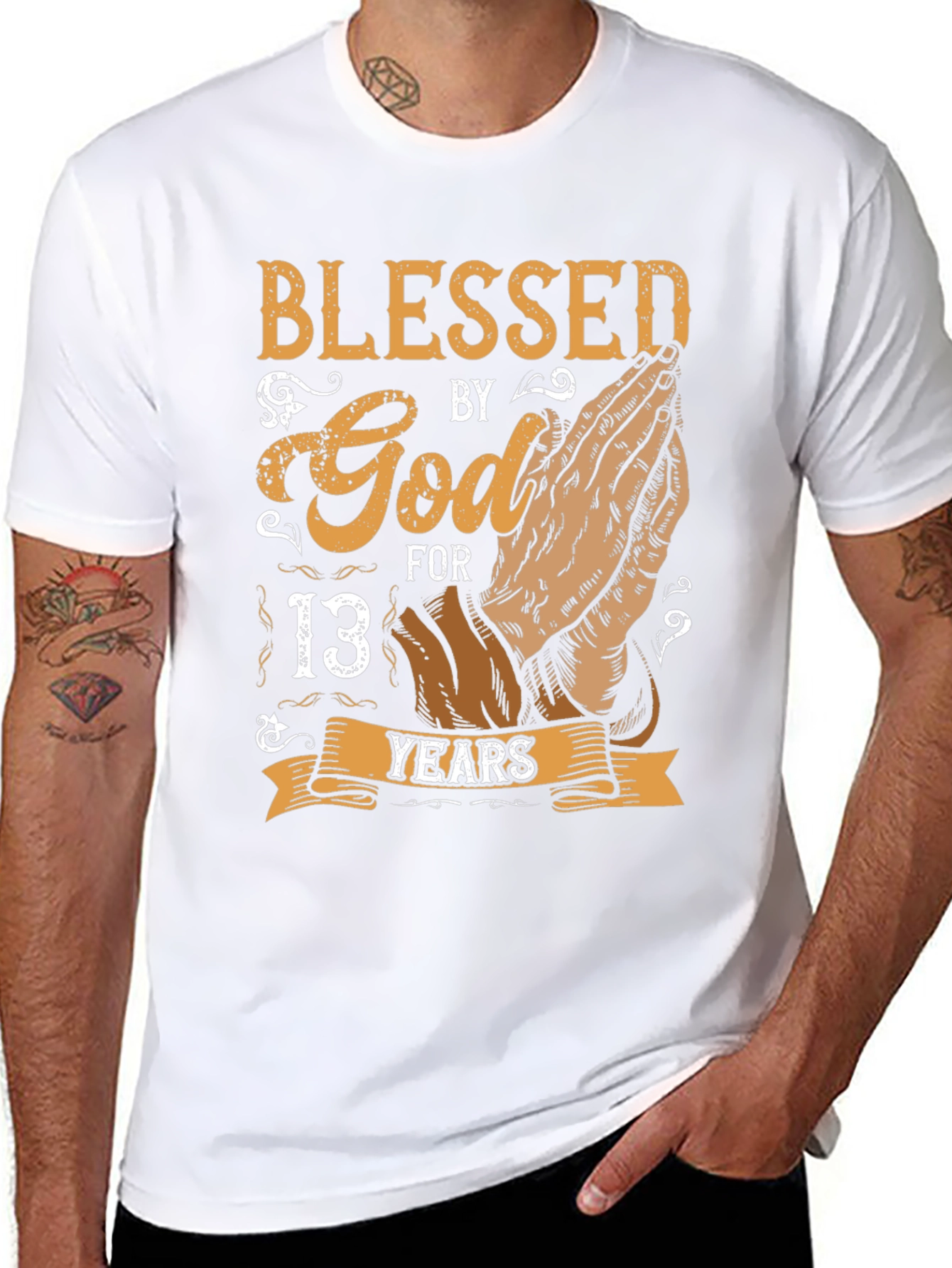 Blessed by God 13 Years T-Shirt