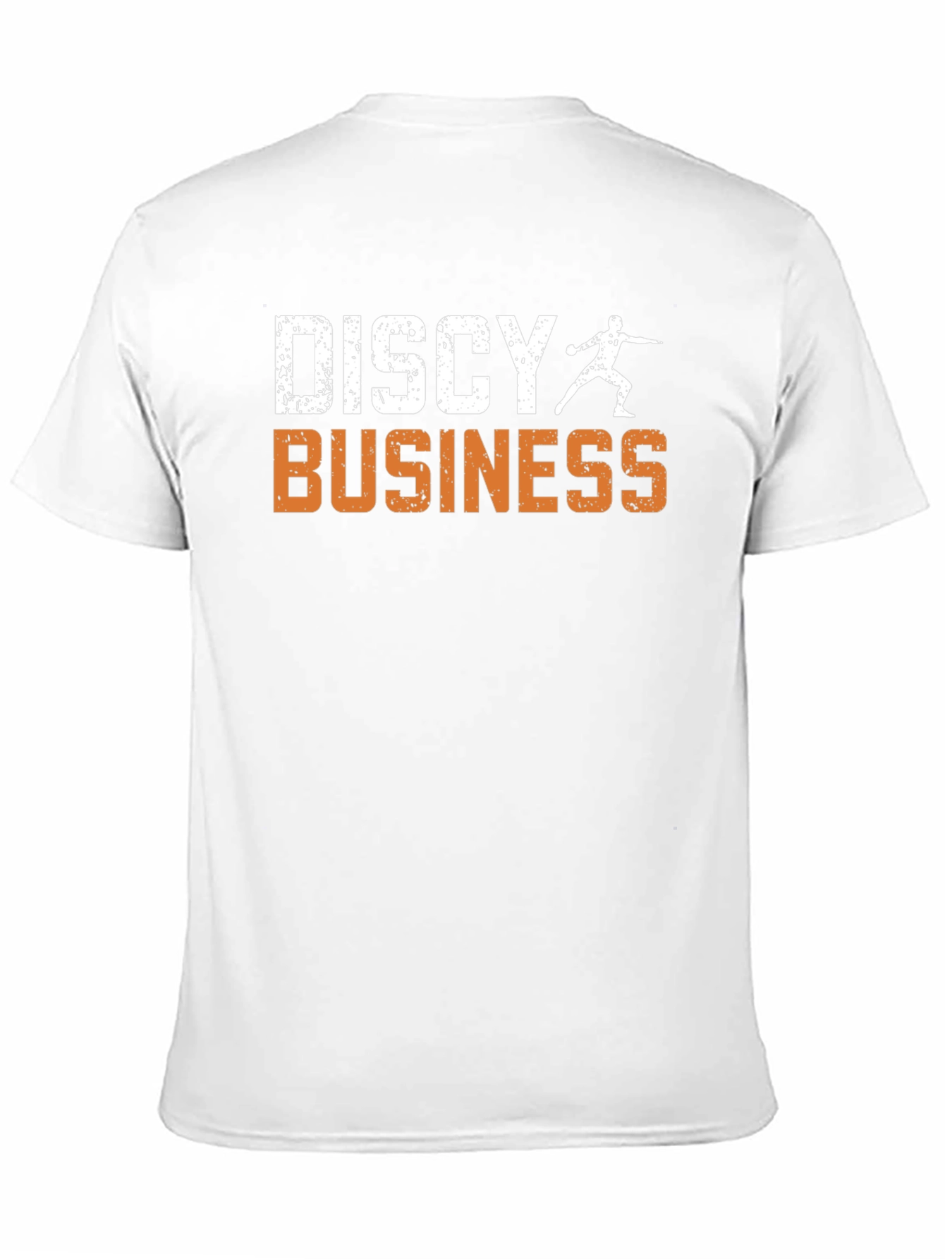 Discy Business Mens Black T-Shirt