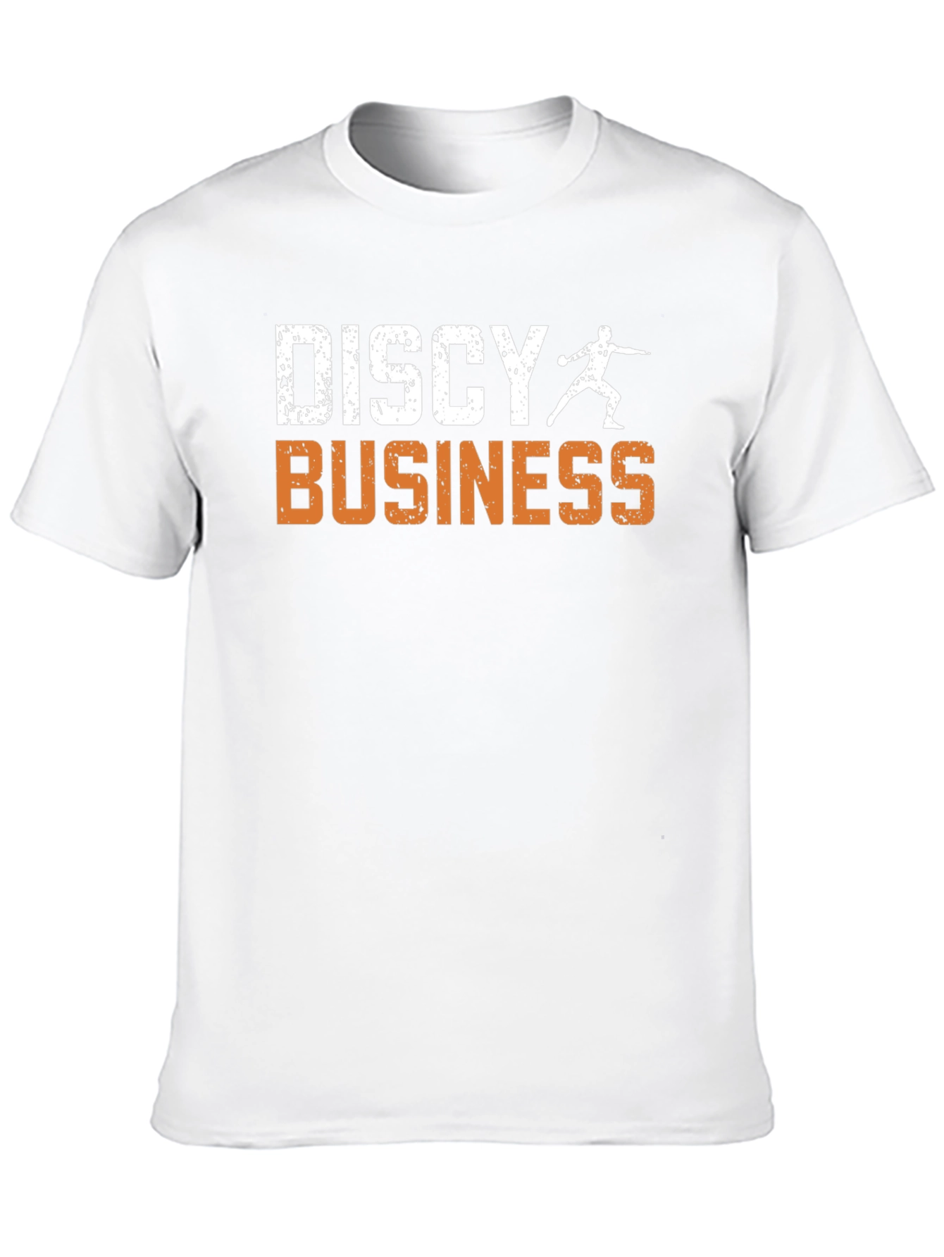 Discy Business Mens Black T-Shirt