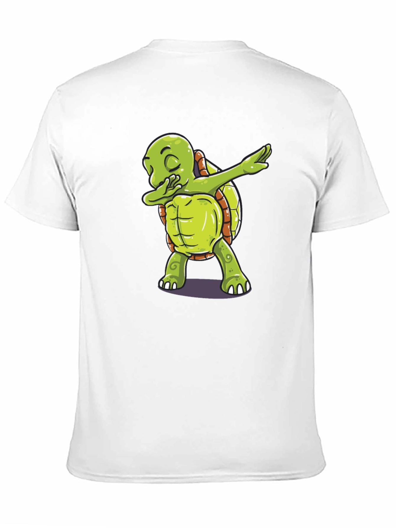 Dabbing Turtle Graphic Tee - Trendy Black T-Shirt
