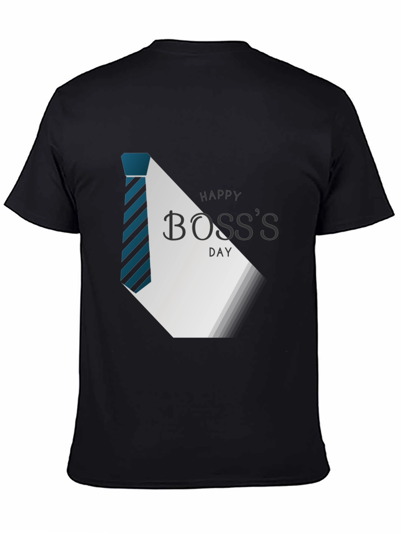 Happy Bosss Day Graphic Tee - Stylish Black T-Shirt