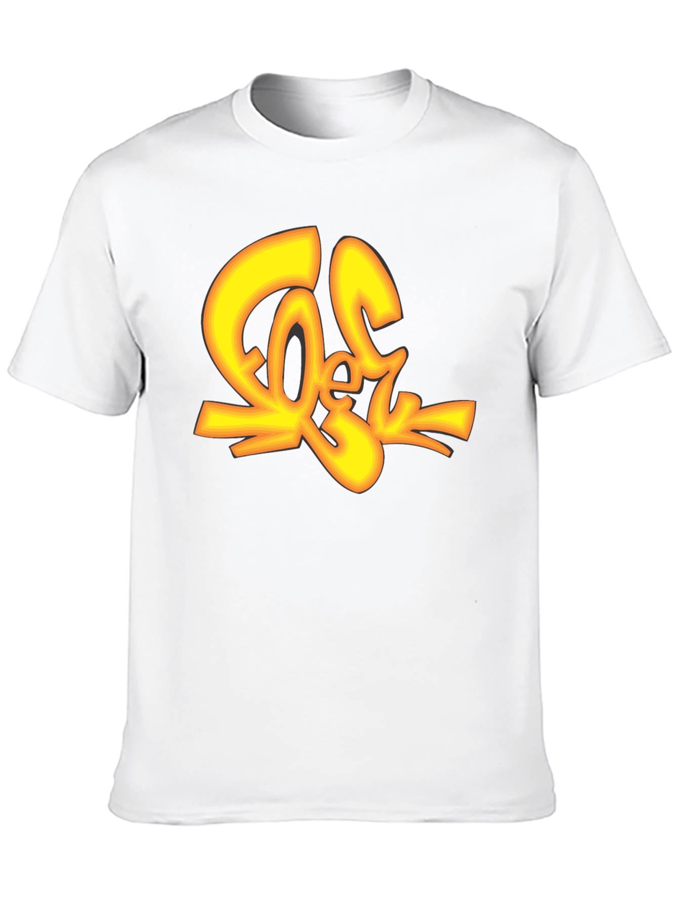 Cool Graphic Tee - Black Cotton T-Shirt