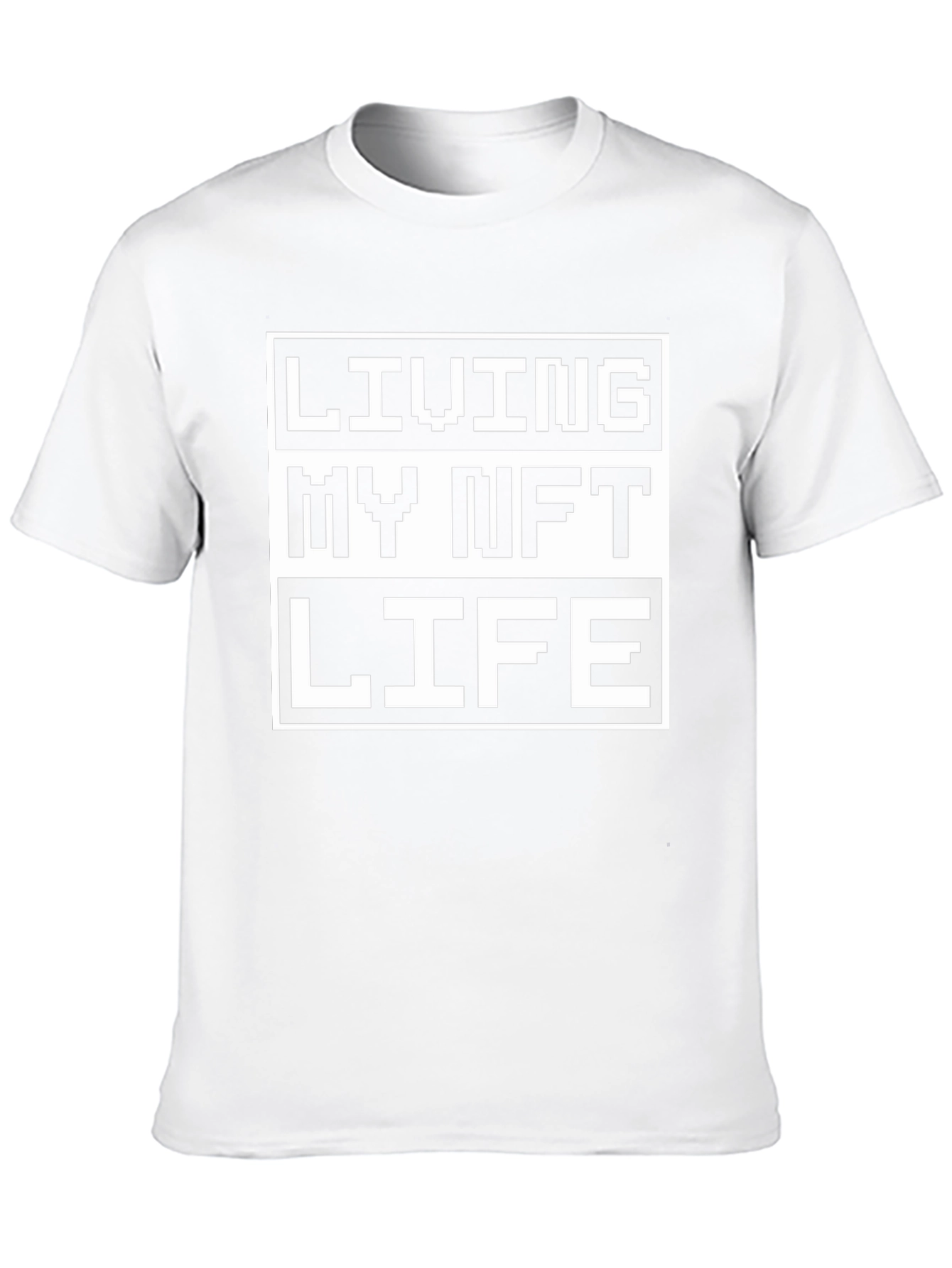 Living My NFT Life Black T-Shirt