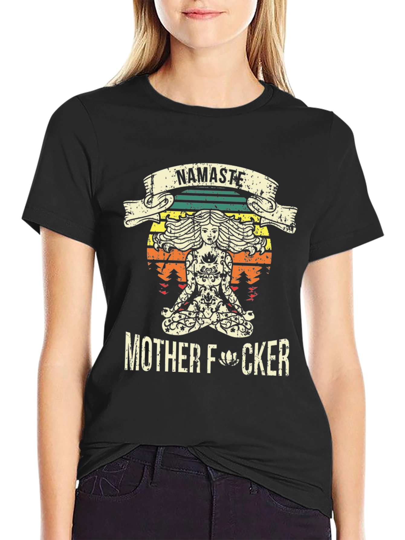 Namaste Mother F*cker Graphic T-Shirt