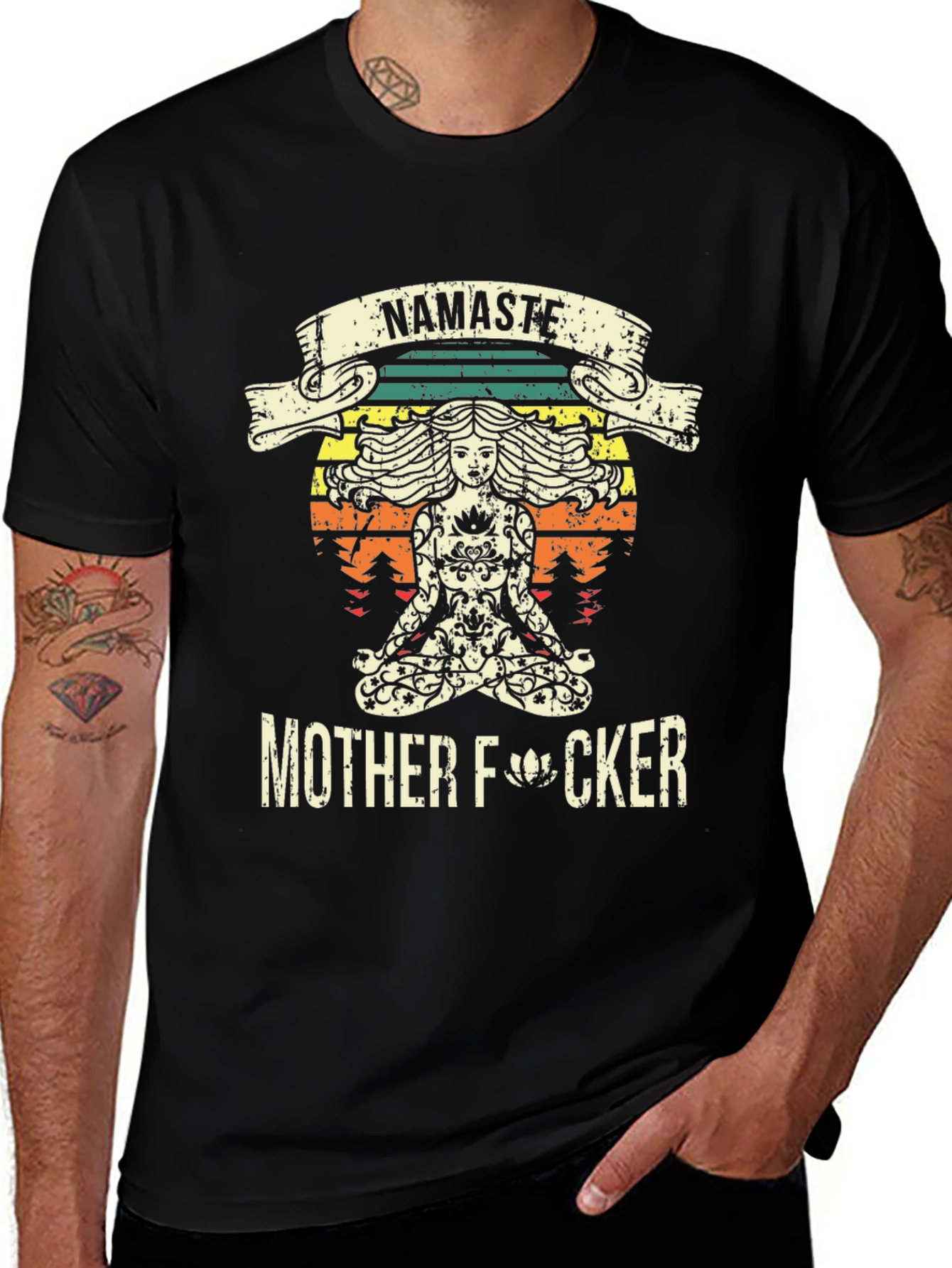 Namaste Mother F*cker Graphic T-Shirt