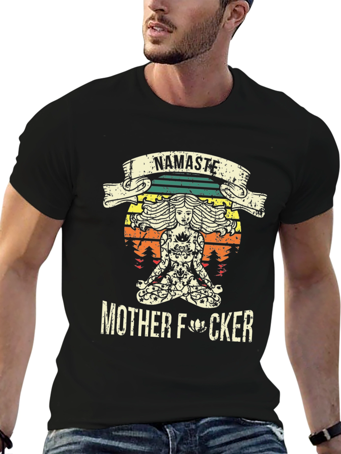 Namaste Mother F*cker Graphic T-Shirt