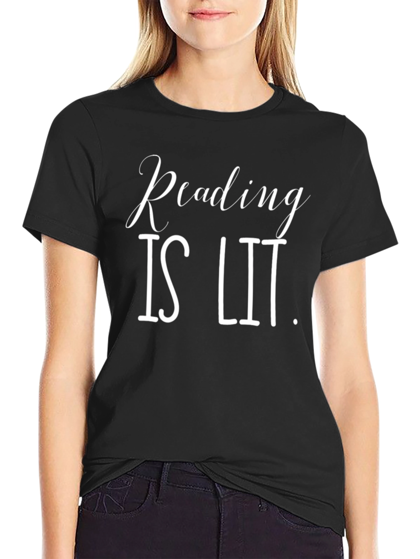 Reading Is Lit Graphic Tee
